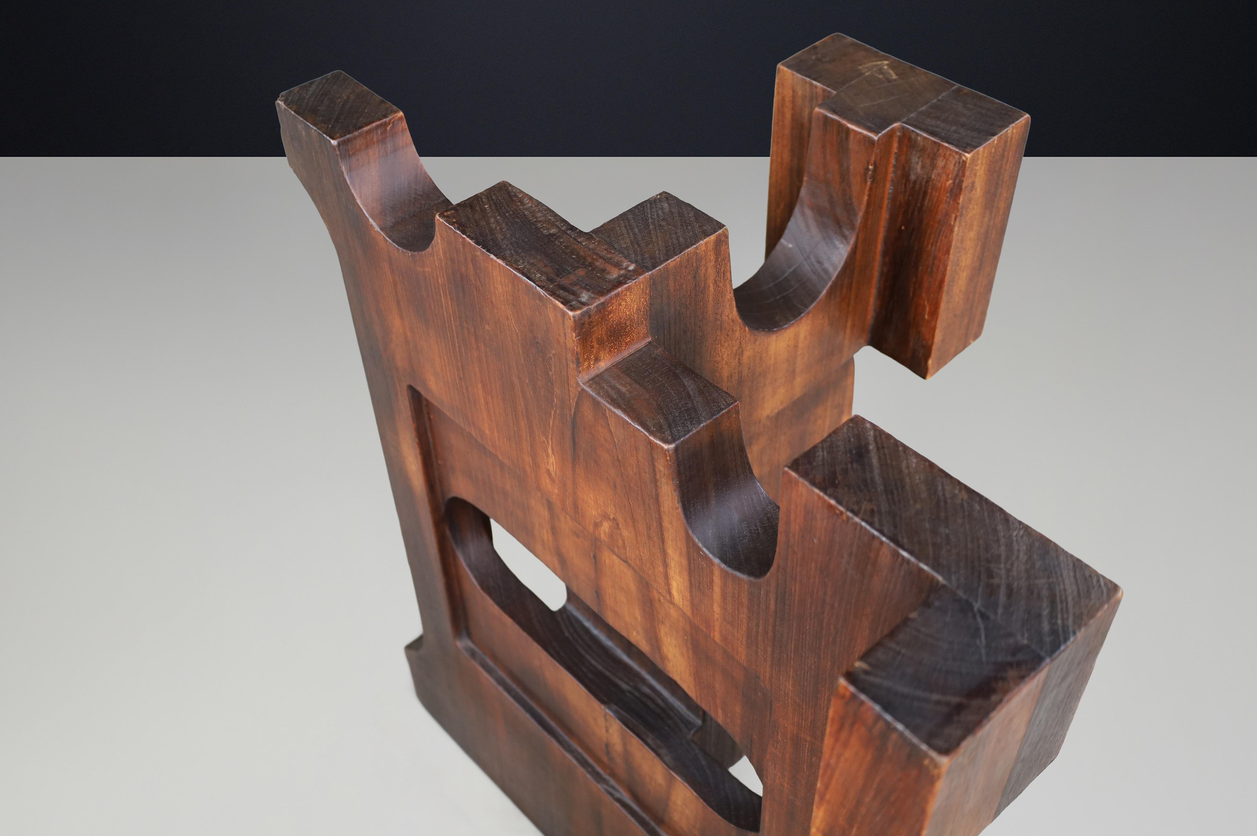 Nerone Ceccarelli pour Gruppo NP2 - Table à manger ou bureau sculptural, Italie, 1982 en vente 11