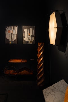 Paire de sérigraphies Nerone Ceccarelli Italie 1975