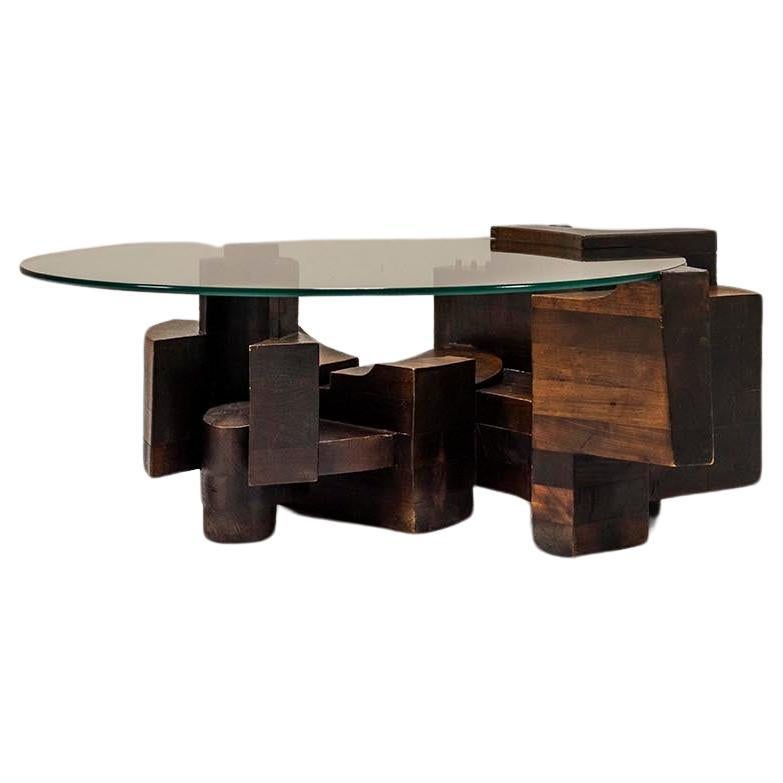 Nerone e Patuzzi / Gruppo NP2 C10 Coffee Table For Forme e Superfici, Italy 1971 For Sale