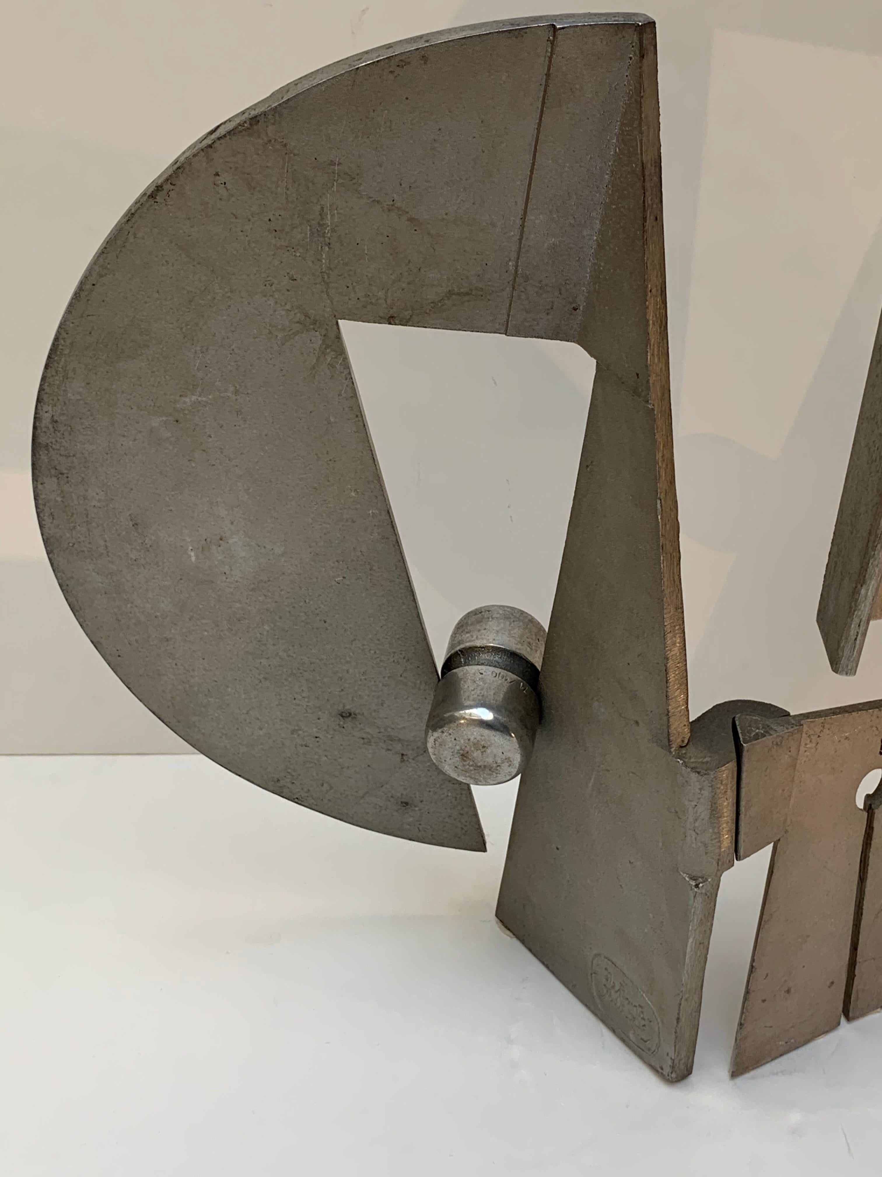 Nerone e Patuzzi / NP2 Sculpture C14 for Forme e Superfici Midcentury, 1972 12