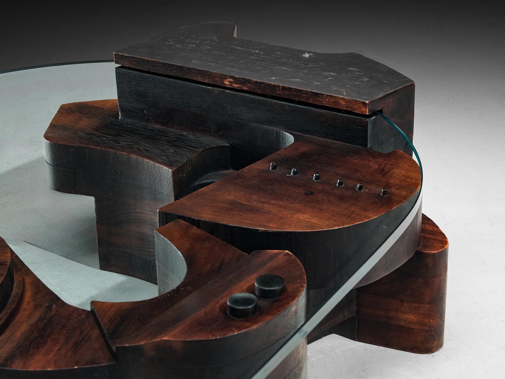 Post-Modern Nerone Giovanni Ceccarelli Rare Coffee Table