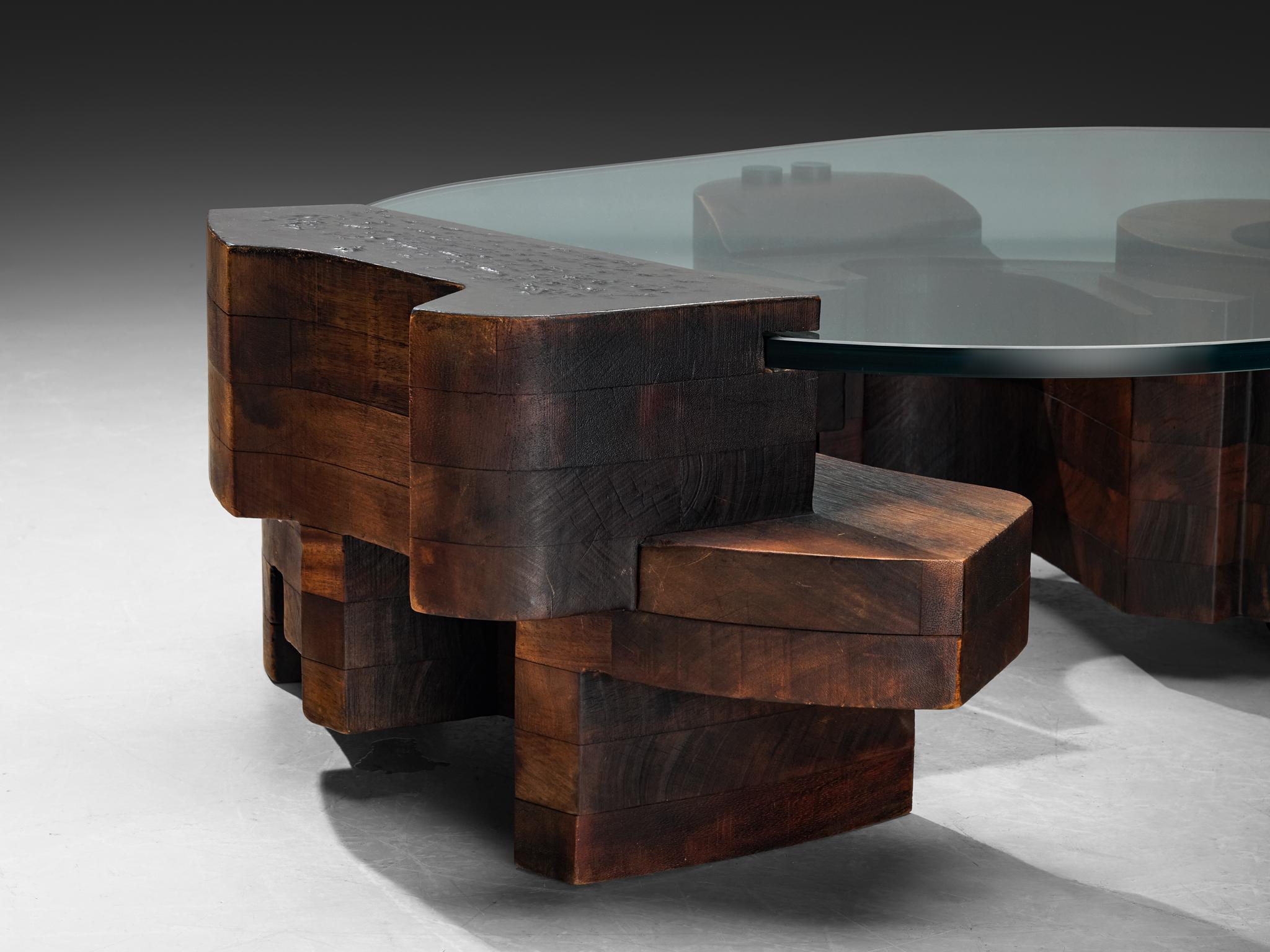 Late 20th Century Nerone Giovanni Ceccarelli Rare Coffee Table