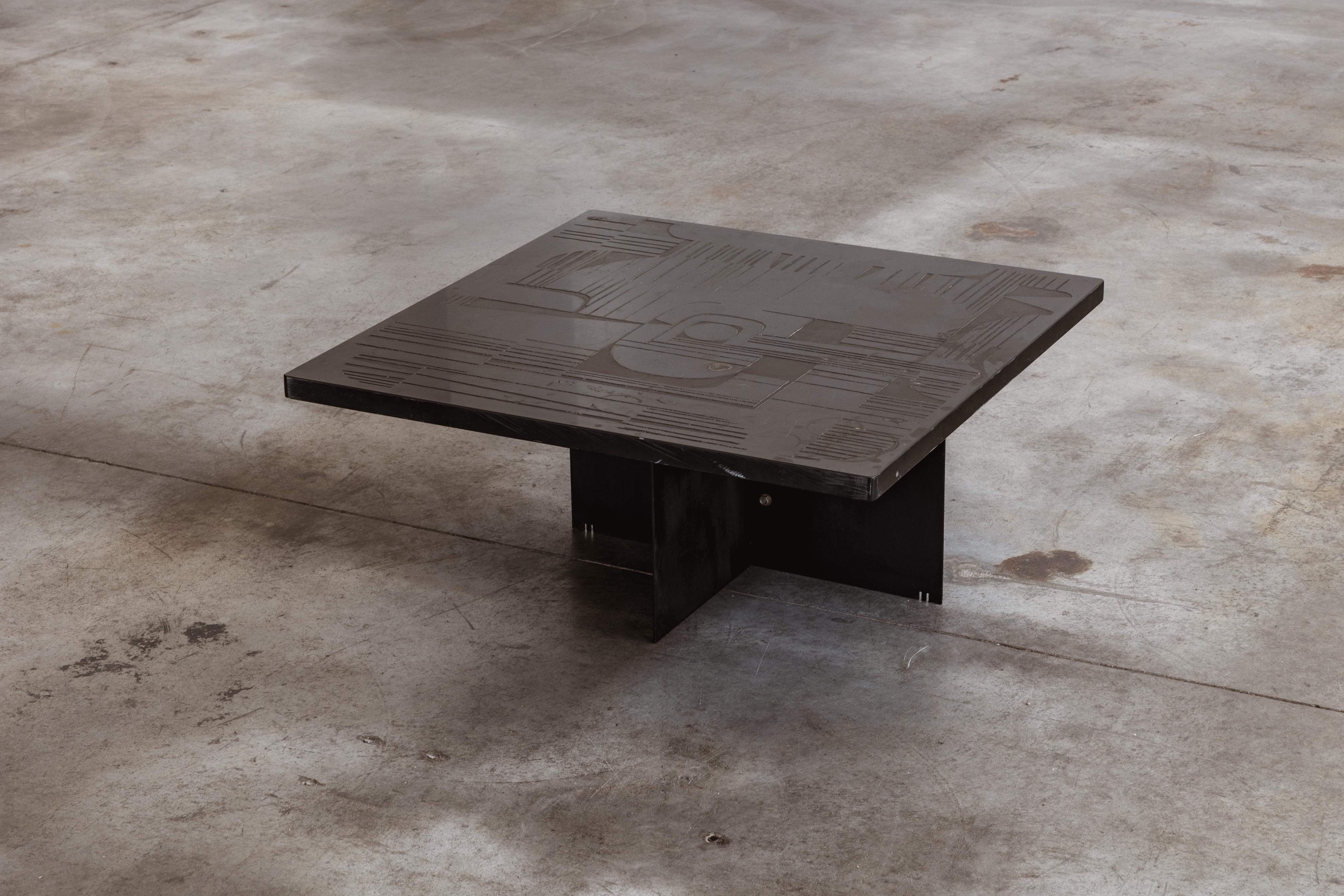 italien Nerone & Patuzzi “C4 105 TQ” Coffee Table for Gruppo NP2, 1971 en vente