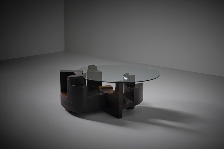 Nerone & Patuzzi Coffee Table for Gruppo NP2, Italy 1970s For Sale 3