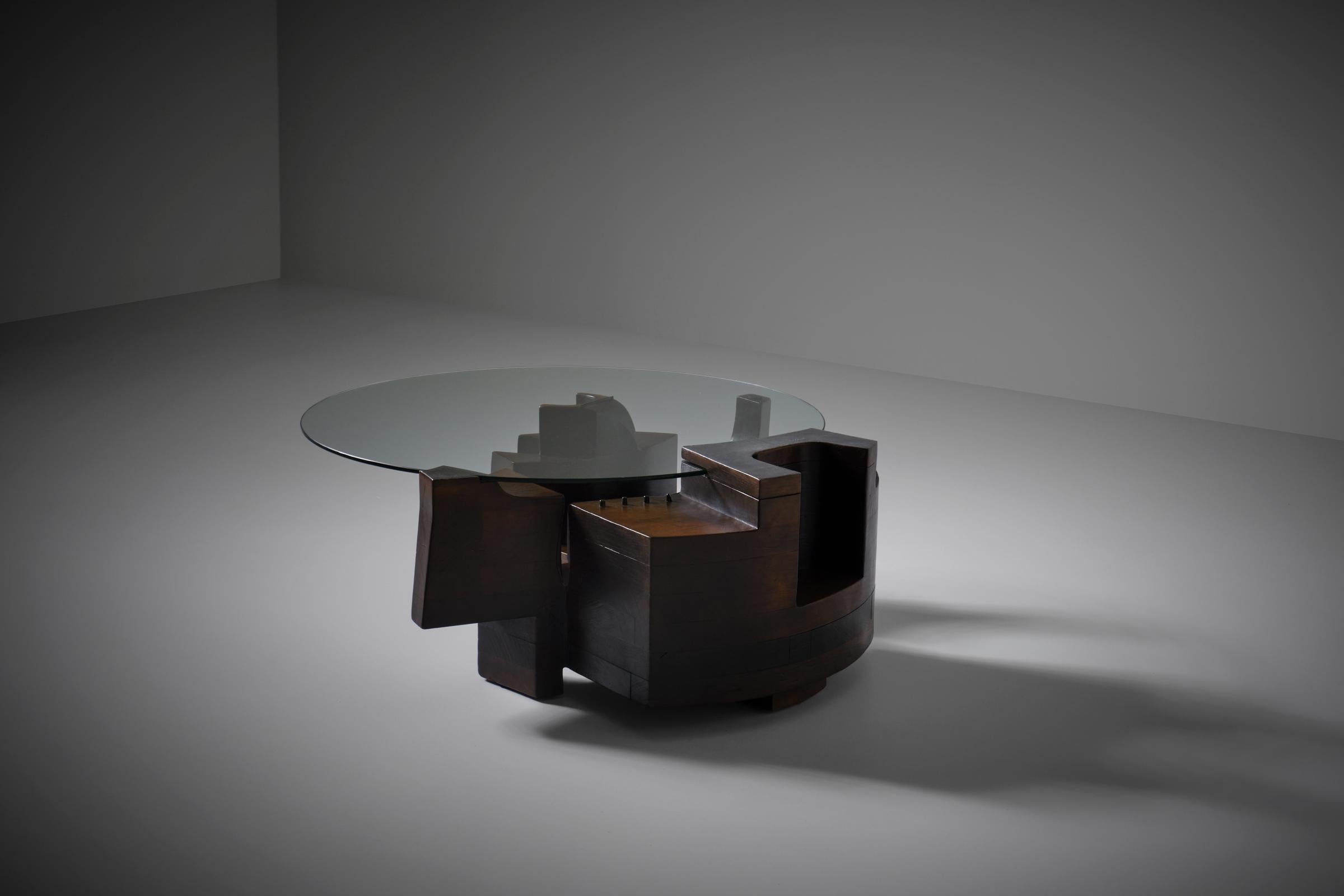 Nerone & Patuzzi Coffee Table for Gruppo NP2, Italy 1970s 5