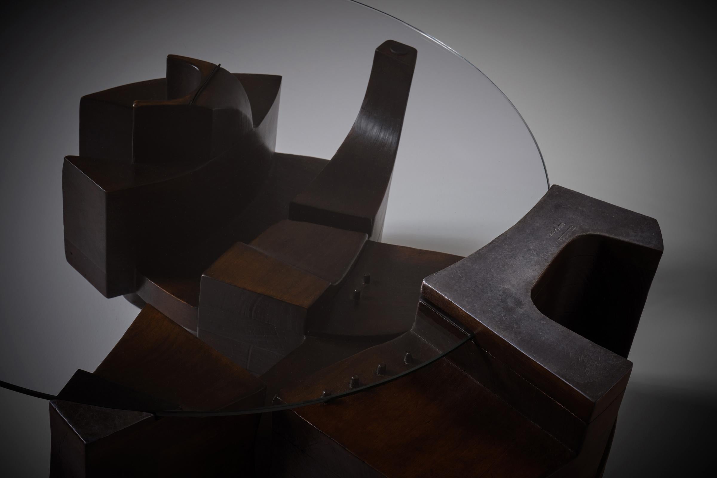 Mid-Century Modern Nerone & Patuzzi Coffee Table for Gruppo NP2, Italy 1970s