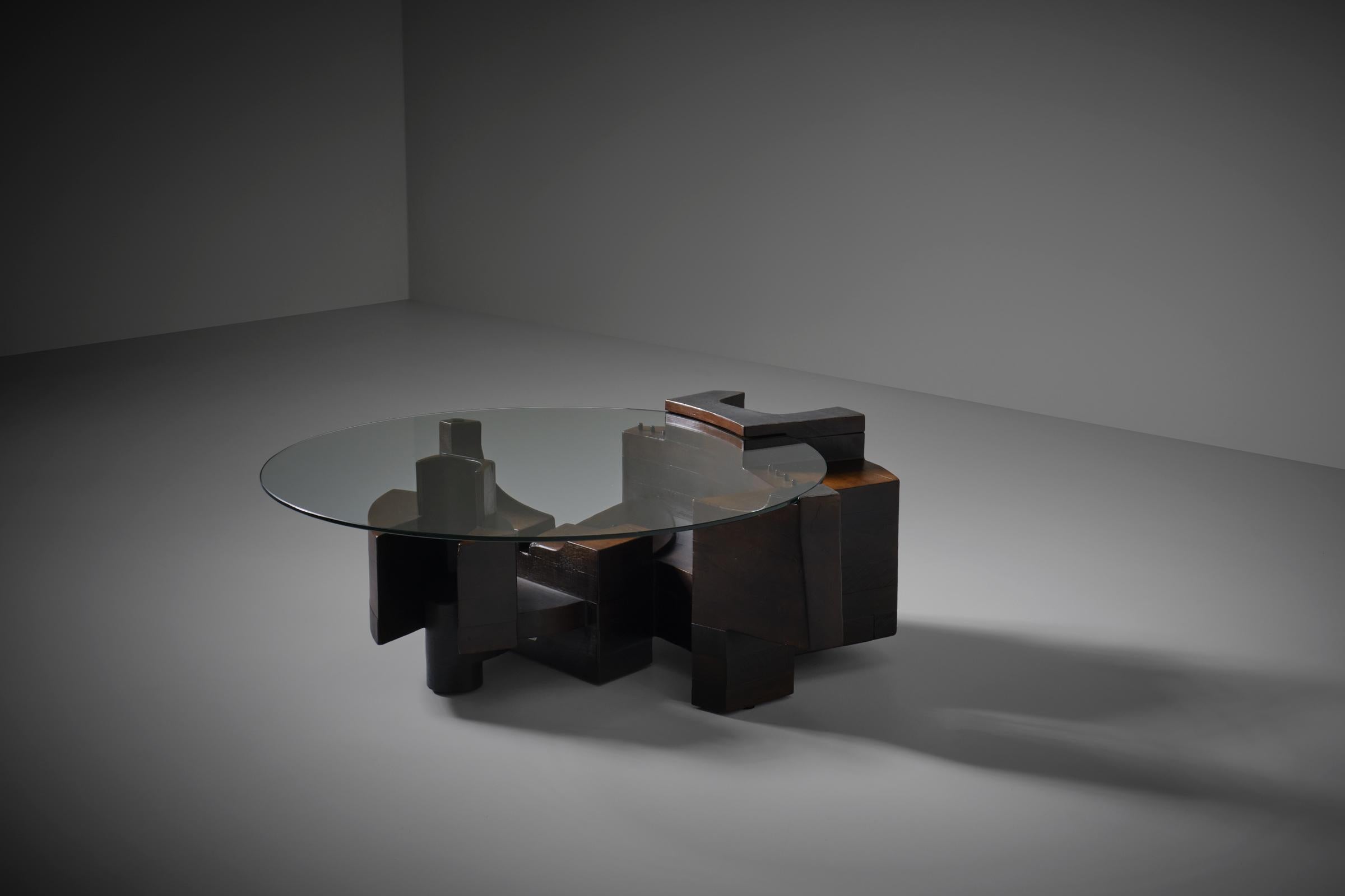 Italian Nerone & Patuzzi Coffee Table for Gruppo NP2, Italy 1970s