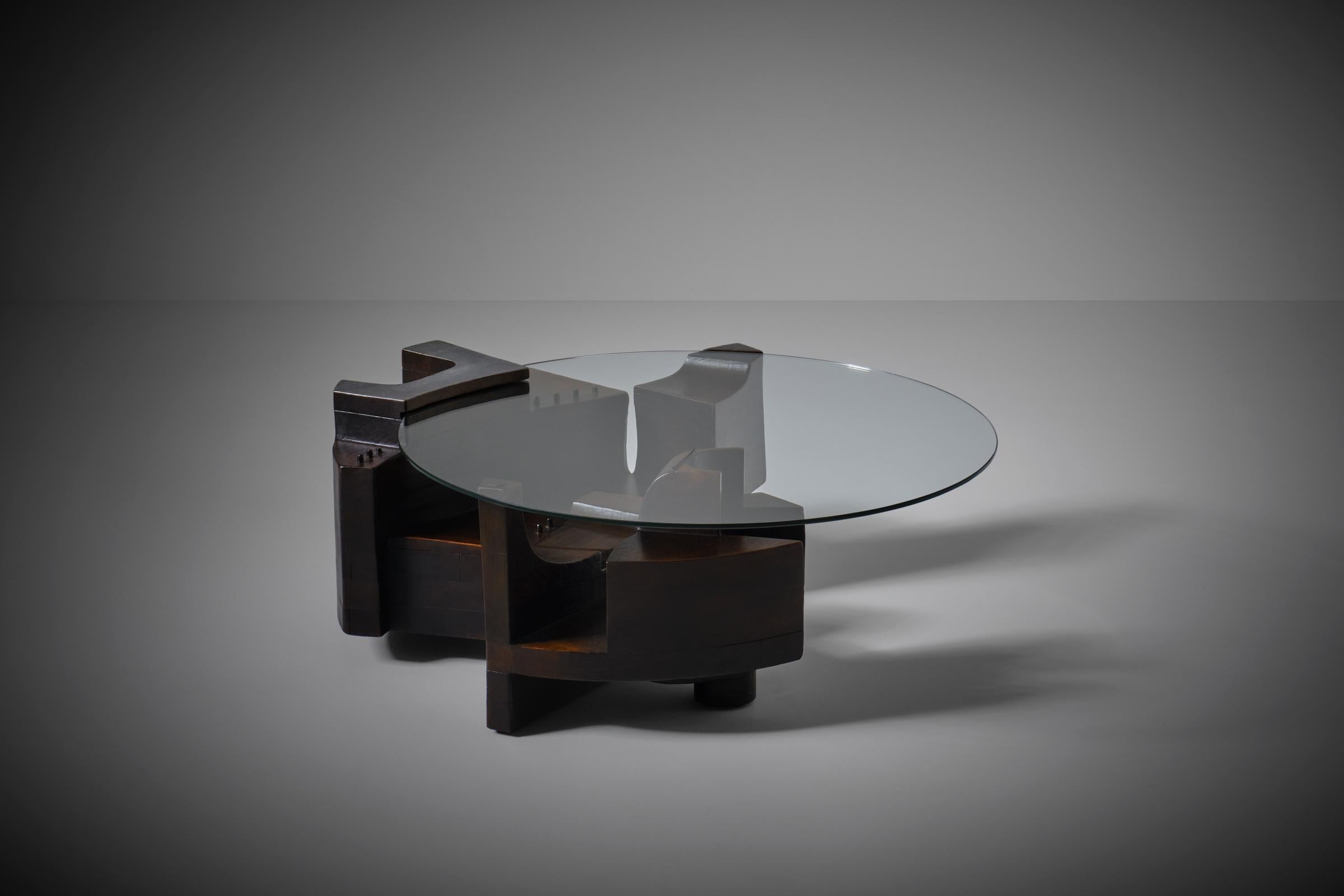 Nerone & Patuzzi Coffee Table for Gruppo NP2, Italy 1970s 1