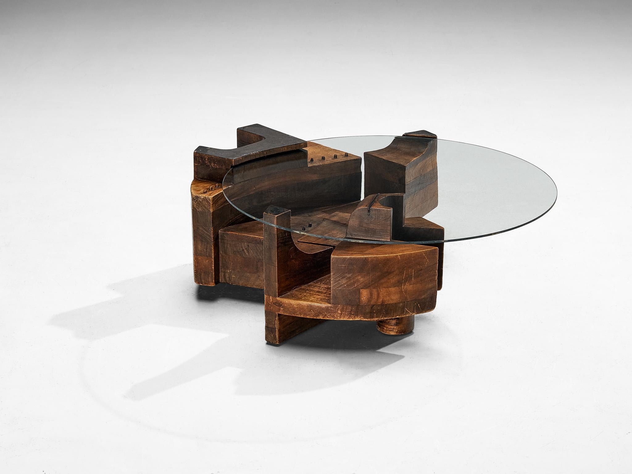 Nerone & Patuzzi for Gruppo NP2 Sculptural Coffee Table  6