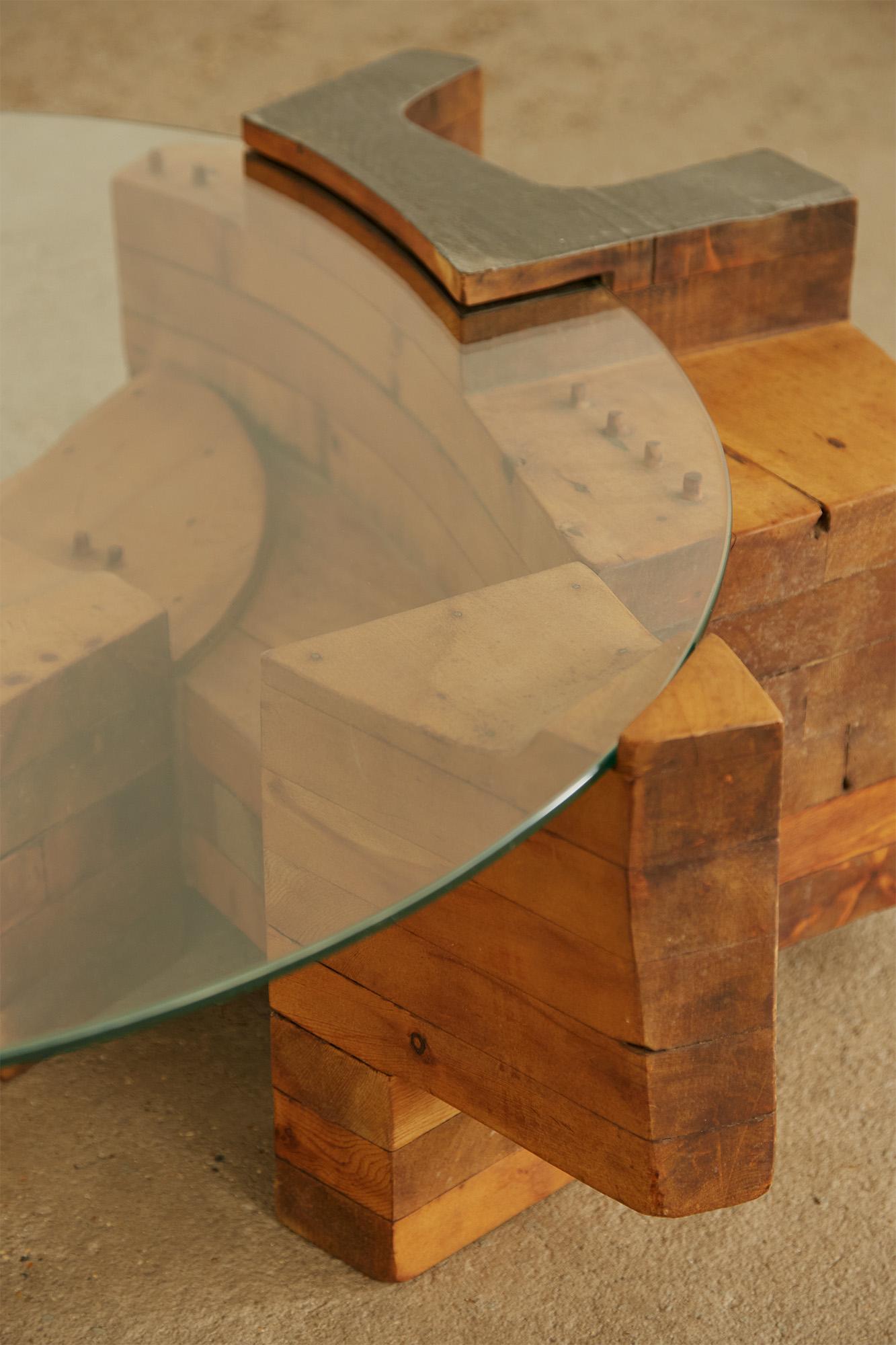 Table basse sculpturale Nerone & Patuzzi pour Gruppo NP2 Excellent état - En vente à London, GB