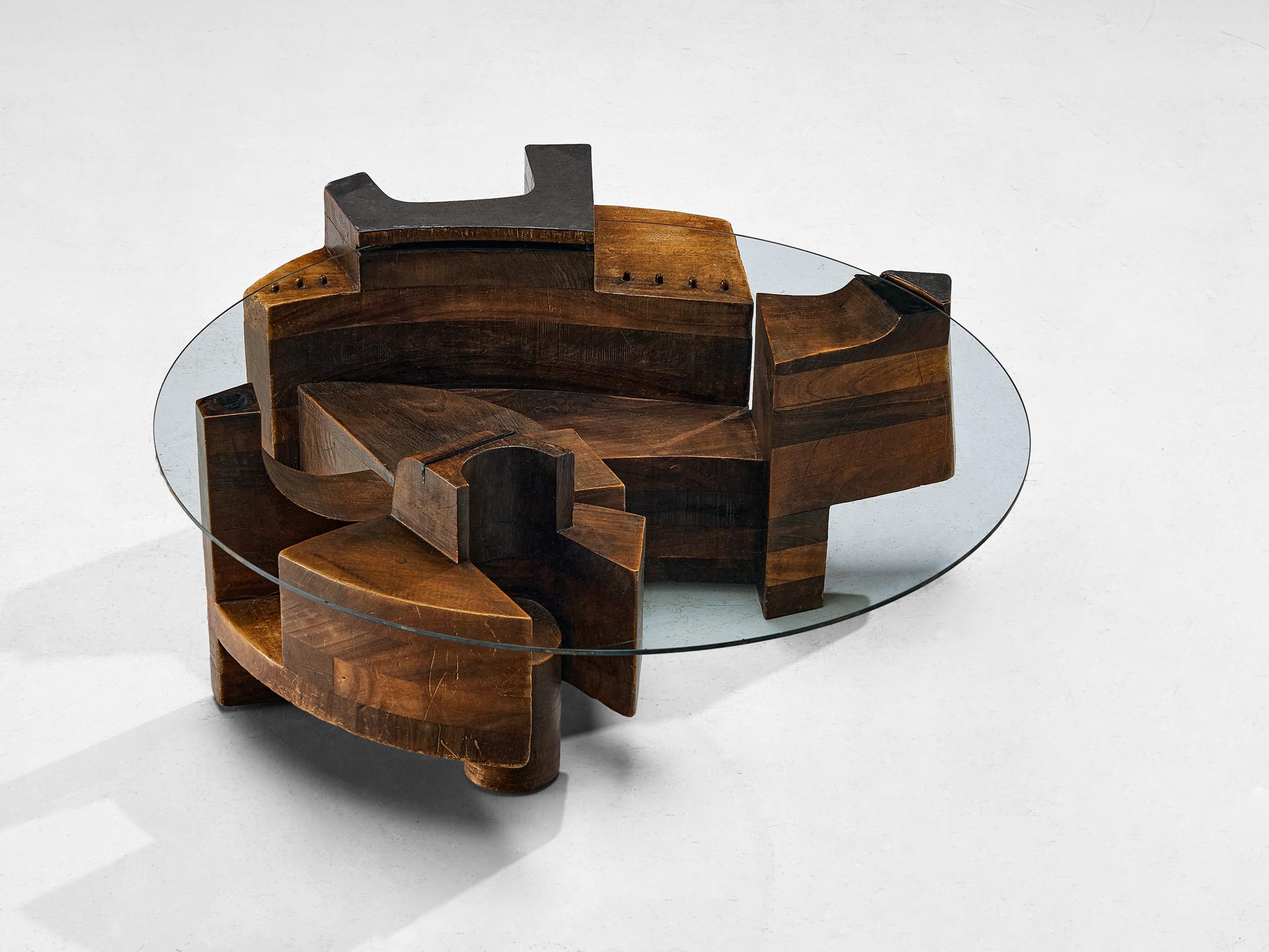 Nerone & Patuzzi for Gruppo NP2 Sculptural Coffee Table  2