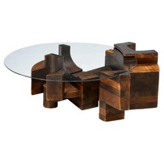 Nerone & Patuzzi for Gruppo NP2 Sculptural Coffee Table 