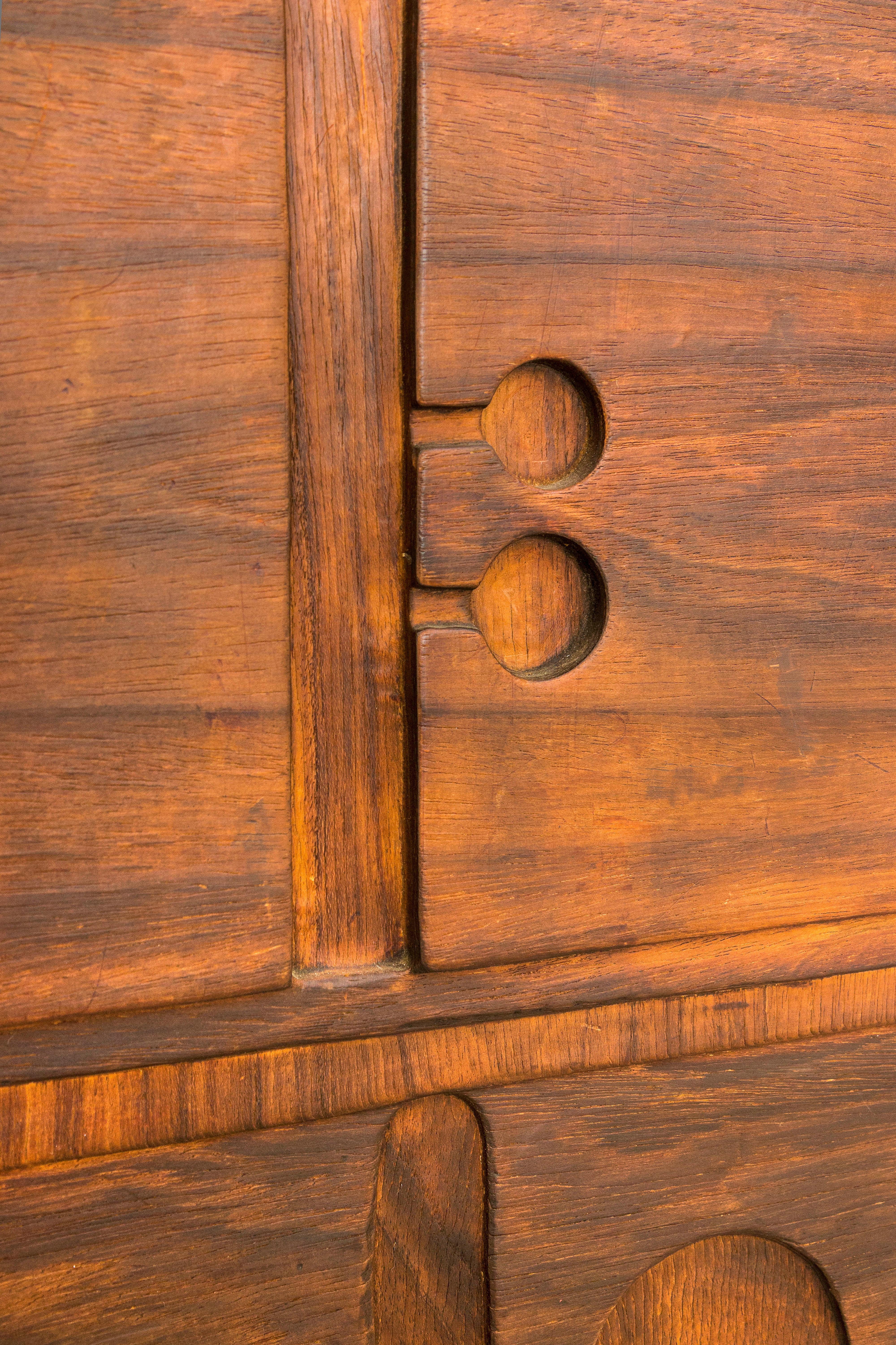 20th Century Nerone & Patuzzi for Gruppo NP2 Sculptural Wooden Panel, Circa 1970, Italy For Sale