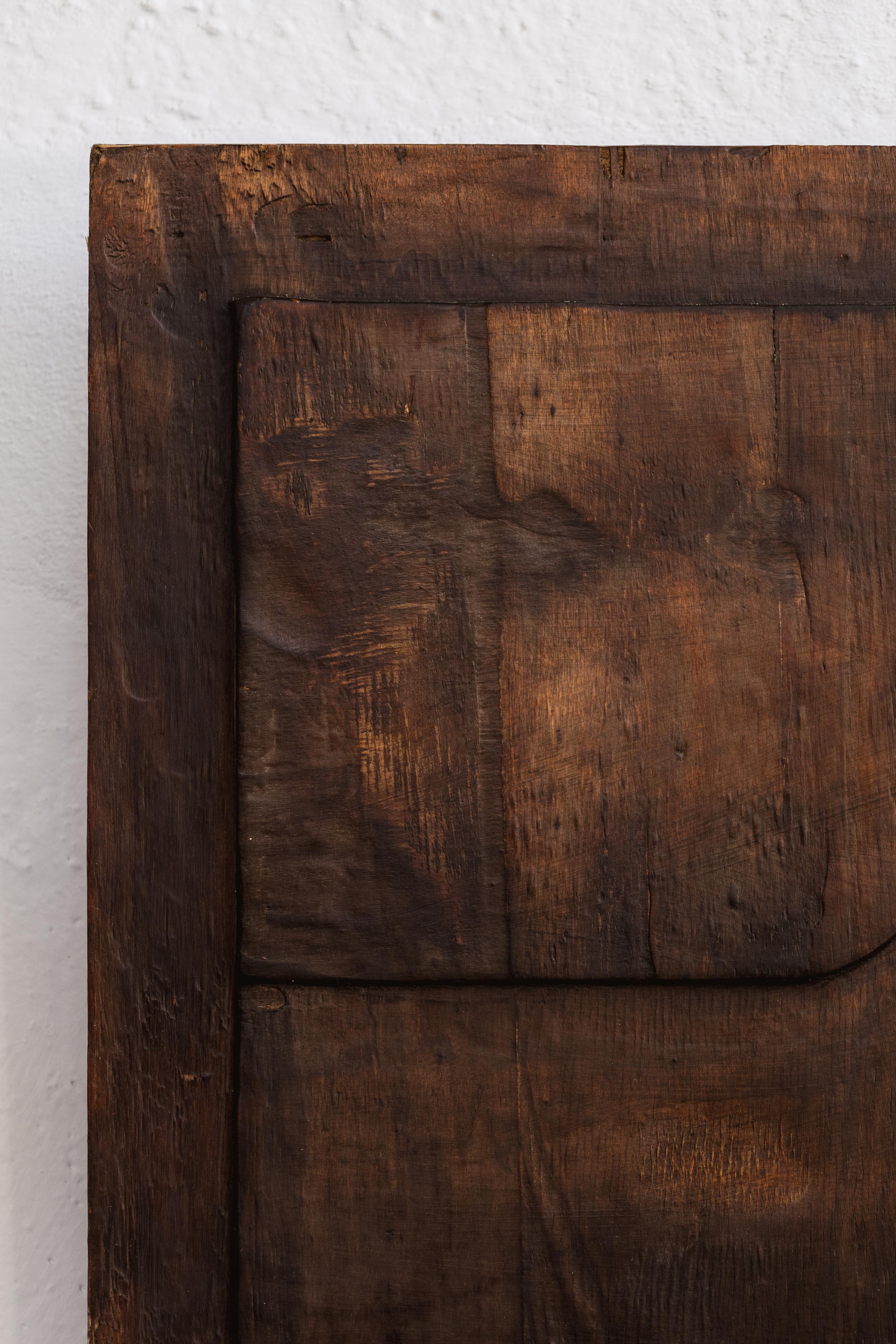 Nerone & Patuzzi Sculptural Wooden Wall Panel for NP2, 1973 For Sale 5