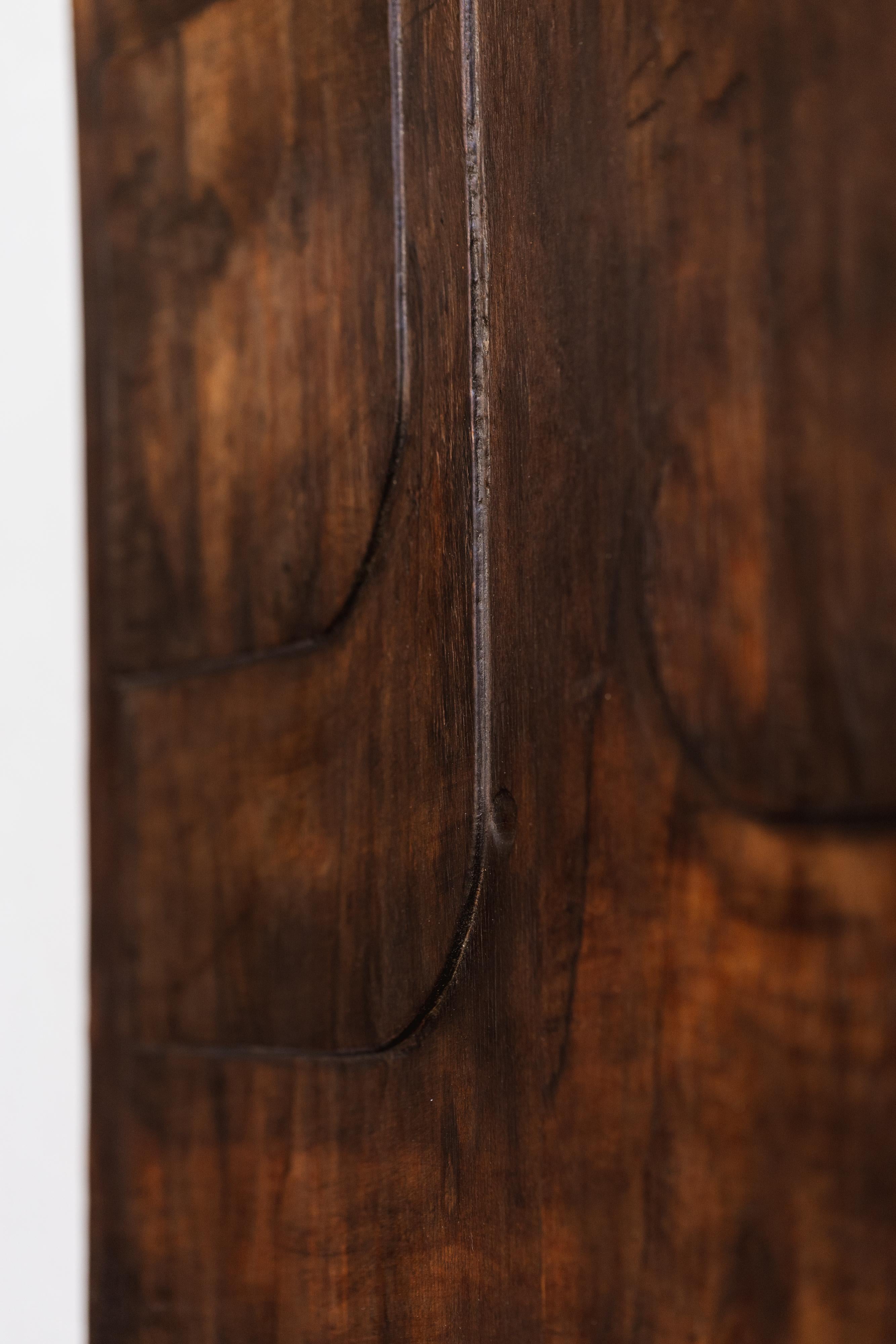 Nerone & Patuzzi Sculptural Wooden Wall Panel for NP2, 1973 For Sale 8