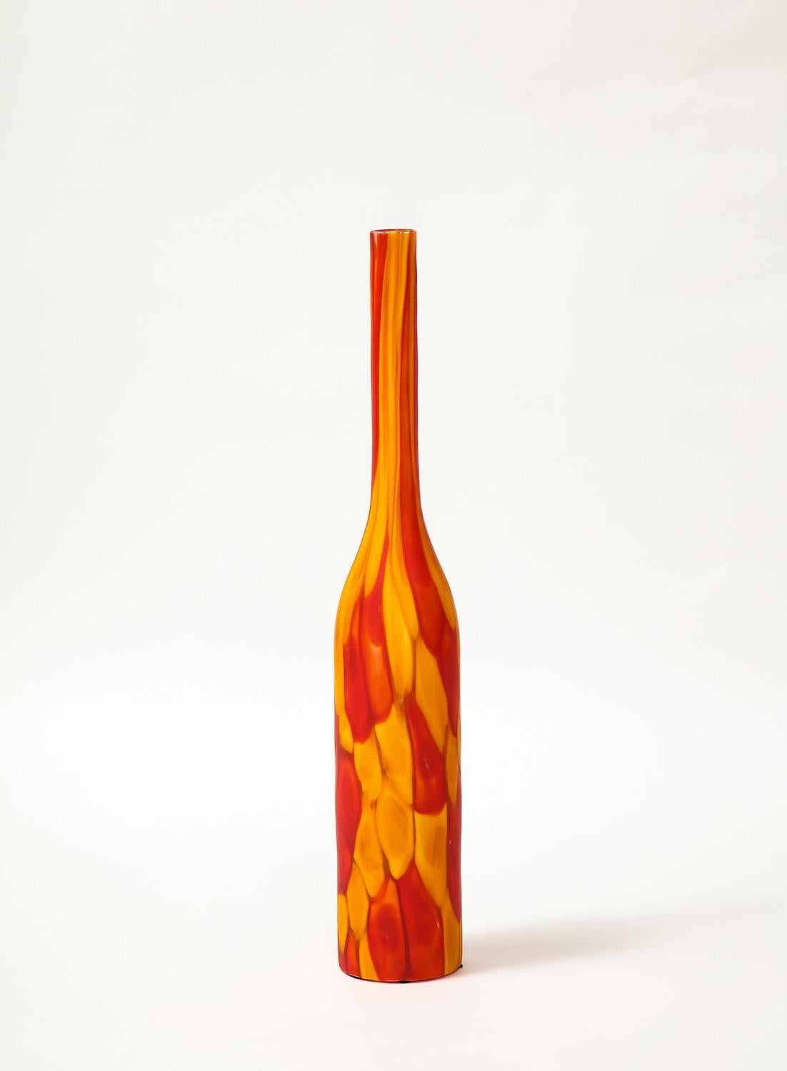 Italian Nerox Bottle Form by Ermanno Toso for Fratelli Toso For Sale