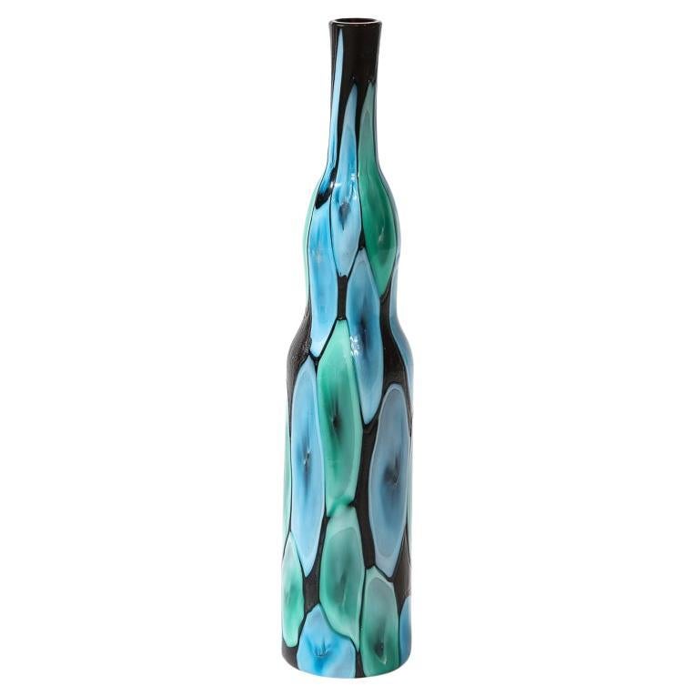 Nerox Bottle/ Vase by Hermano Toso for Fratellli Toso For Sale