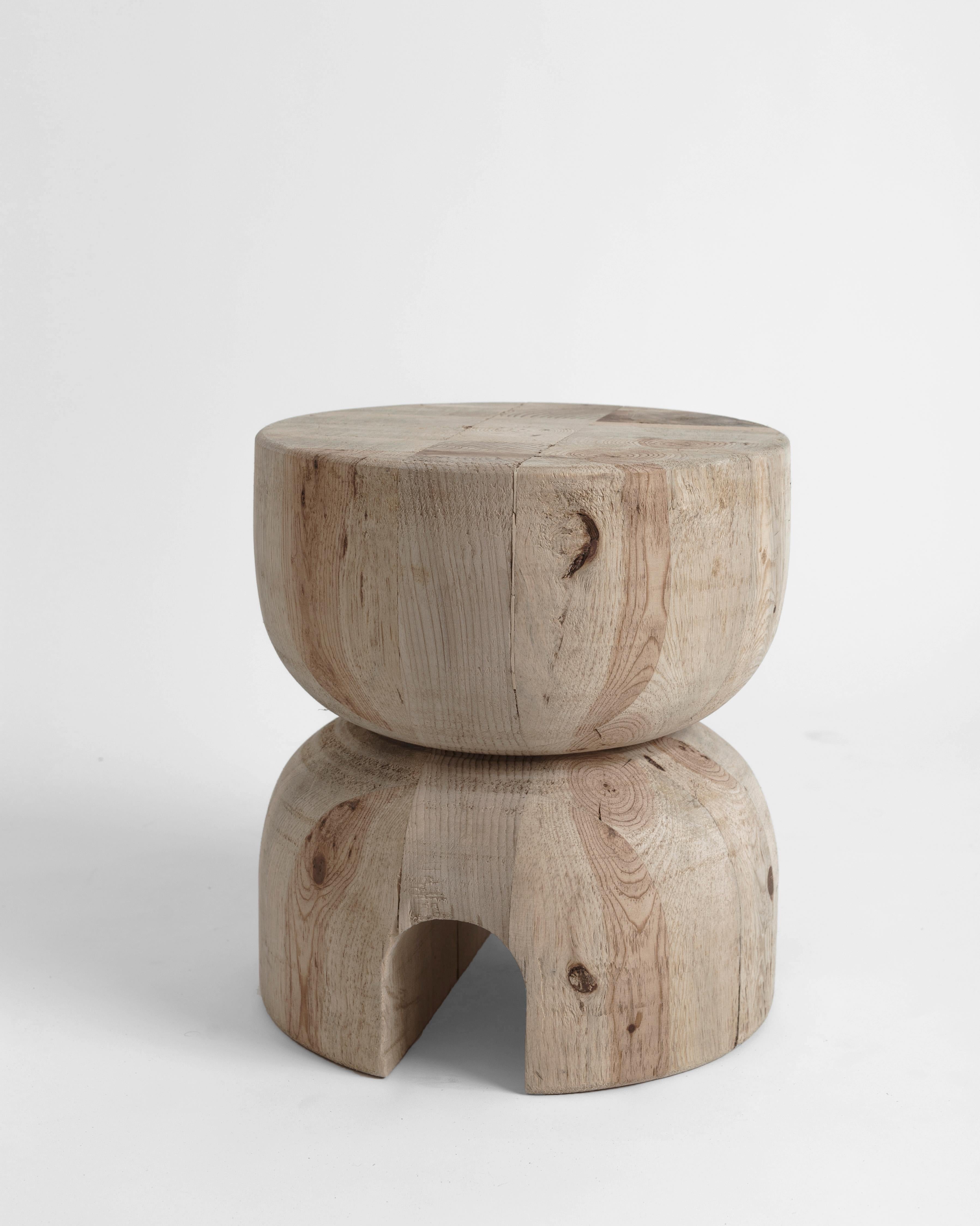 Minimalist NERU TOTEM STOOL 1, by Rebeca Cors For Sale