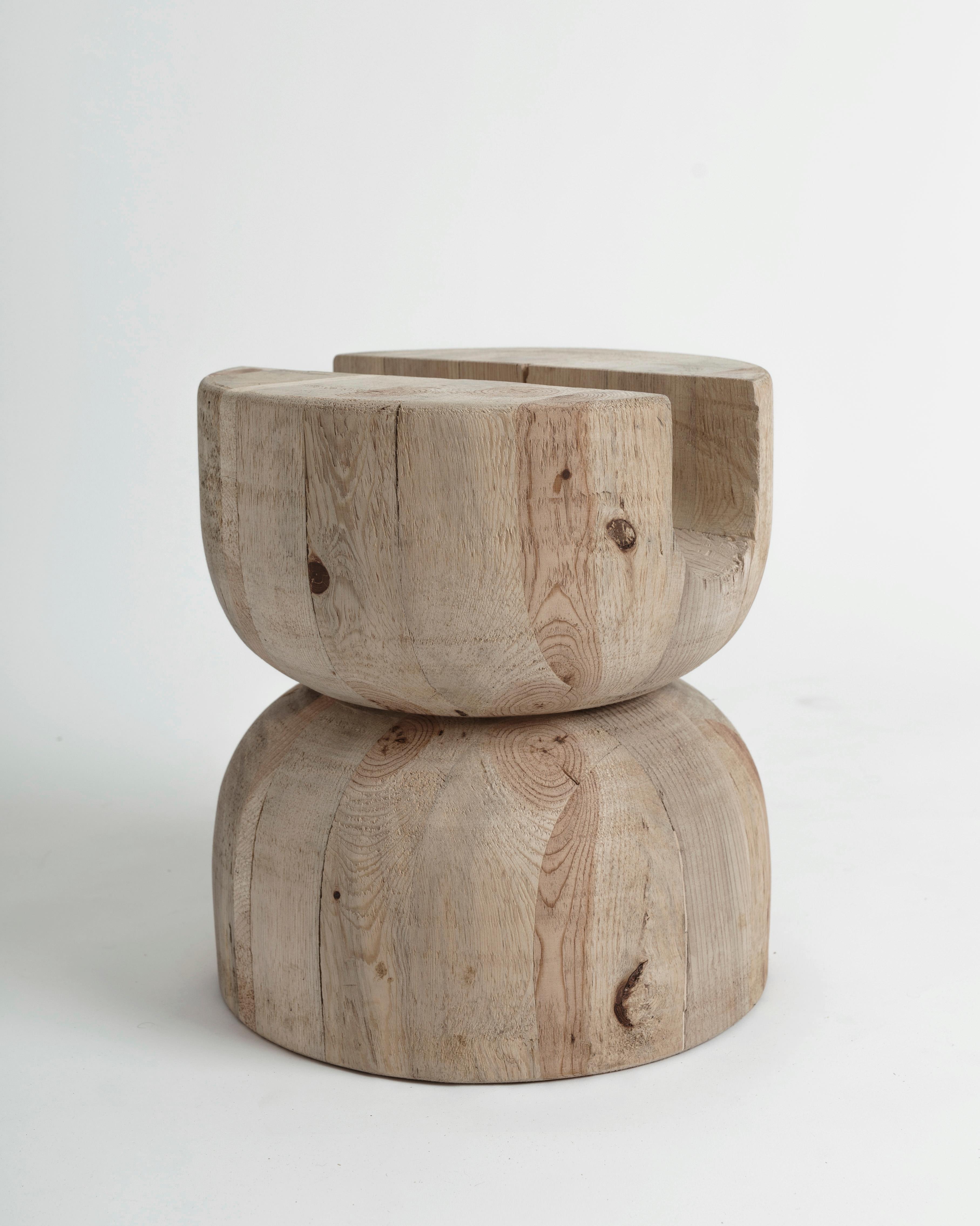 Mexican NERU TOTEM STOOL 1, by Rebeca Cors For Sale