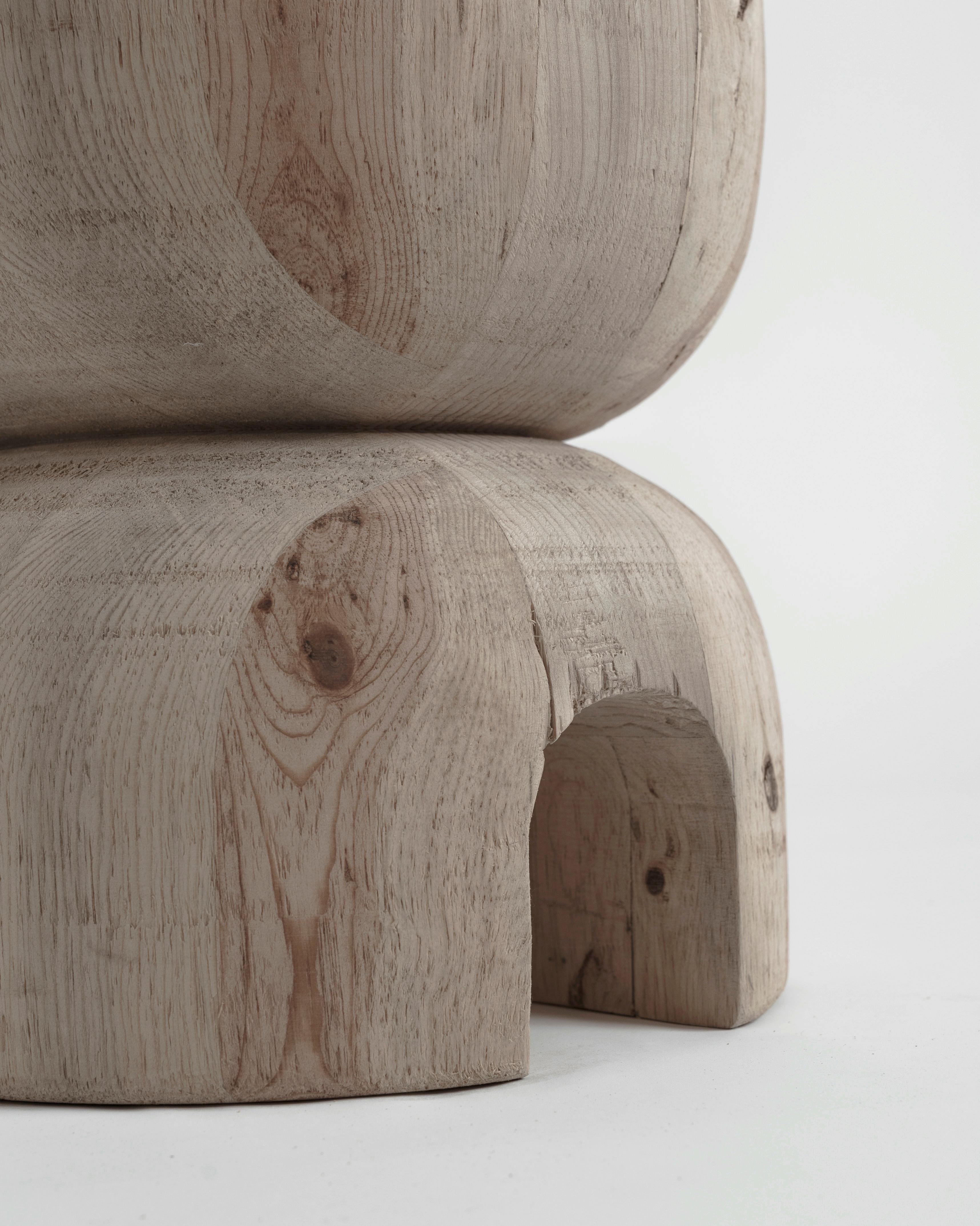 Contemporary NERU TOTEM STOOL 1, by Rebeca Cors For Sale