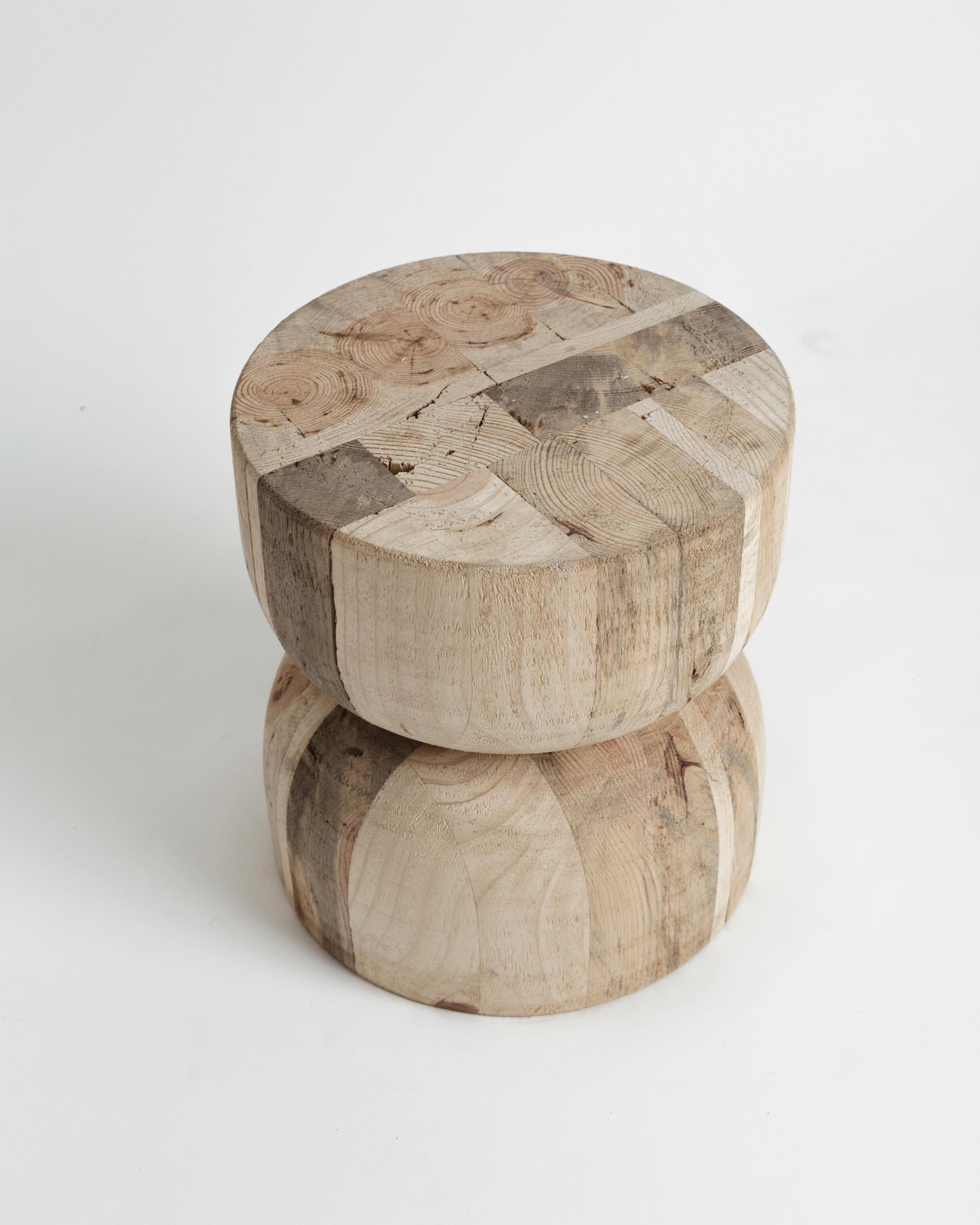 Minimalist NERU TOTEM STOOL 2, by Rebeca Cors For Sale