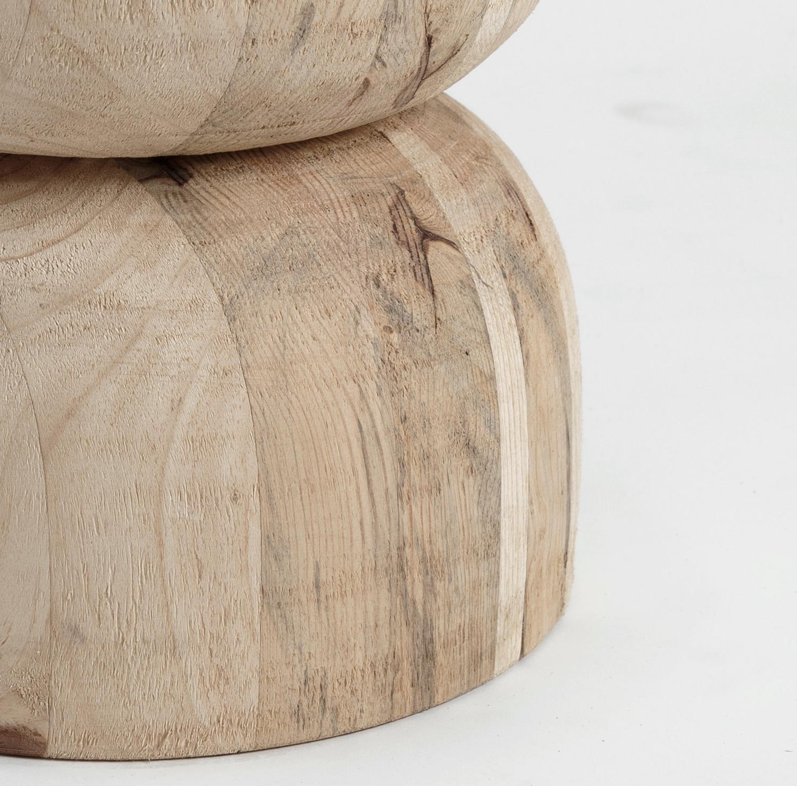 Hand-Crafted NERU TOTEM STOOL 2, by Rebeca Cors For Sale