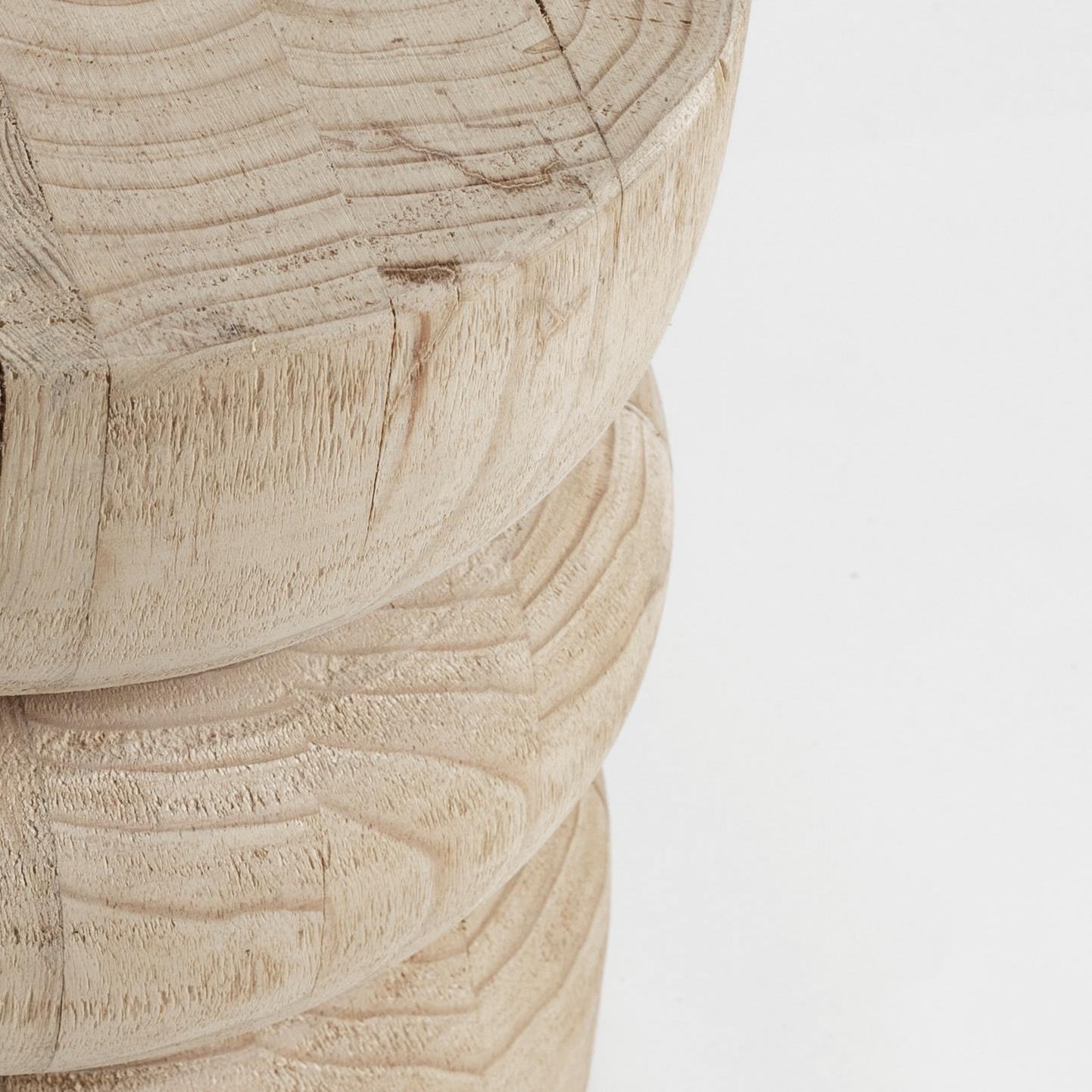 Hand-Crafted NERU TOTEM STOOL 3, by Rebeca Cors For Sale