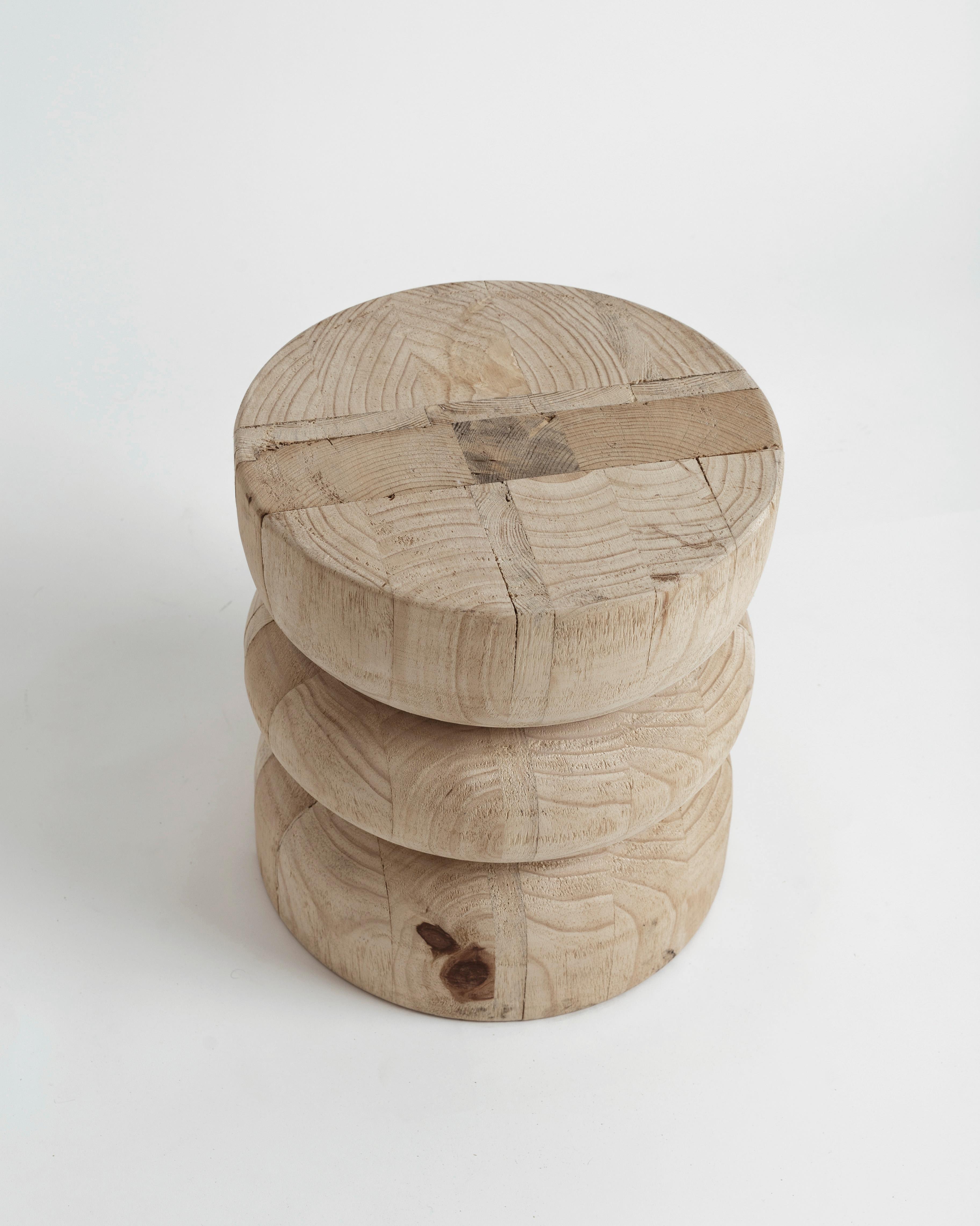 Minimalist NERU TOTEM STOOL 3, by Rebeca Cors For Sale