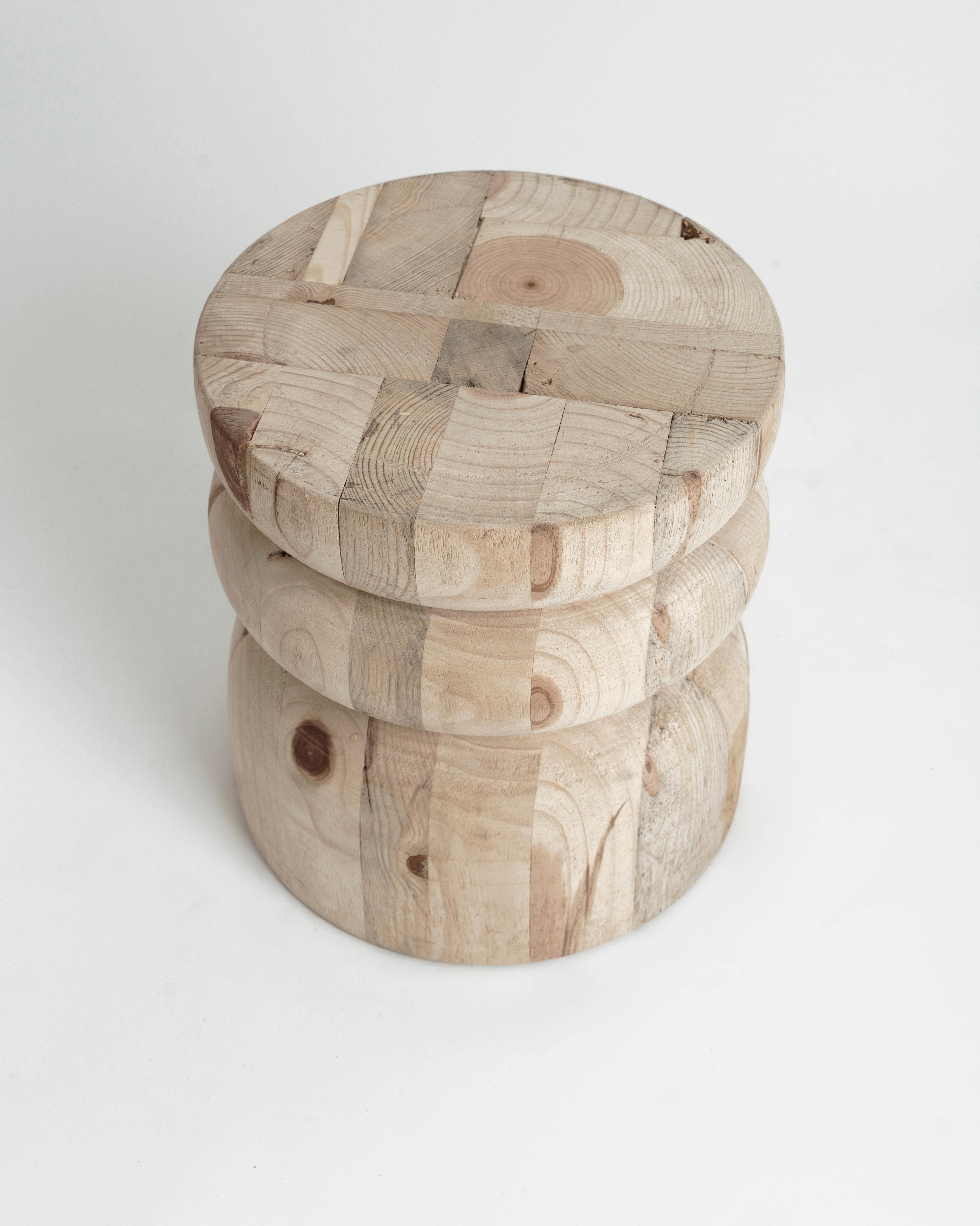 Minimalist NERU TOTEM STOOL 4, by Rebeca Cors For Sale