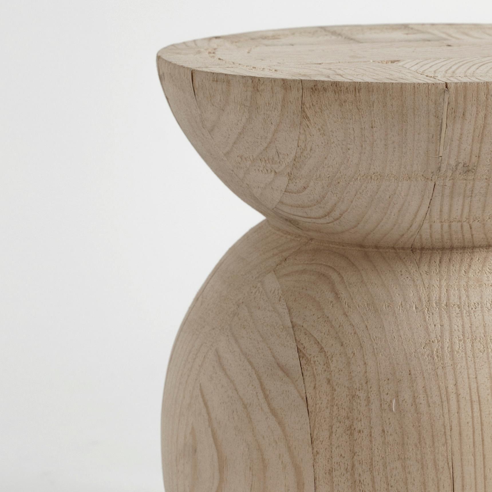 Hand-Crafted NERU TOTEM STOOL 6, by Rebeca Cors For Sale