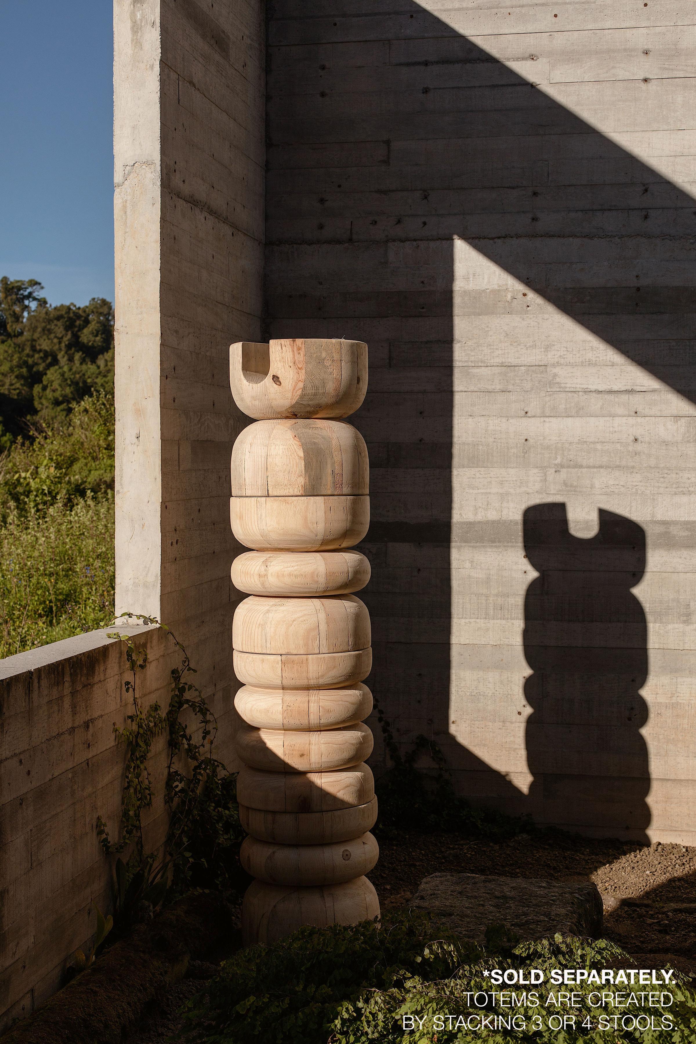 TAILLE DE TOTEM NERU 6, par Rebeca Cors en vente 3