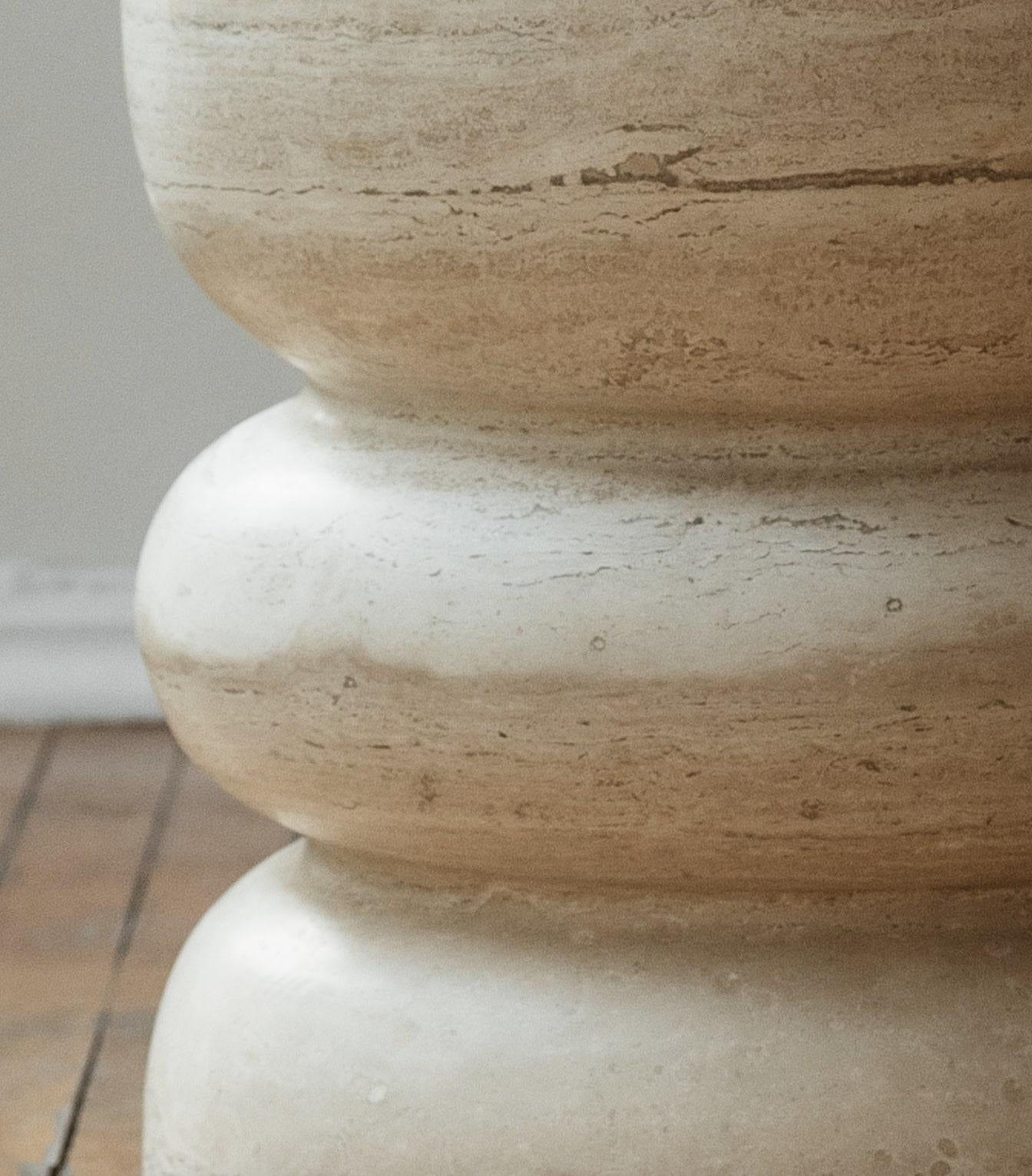 Minimalist NERU TOTEM STOOL 3,  by Rebeca Cors For Sale
