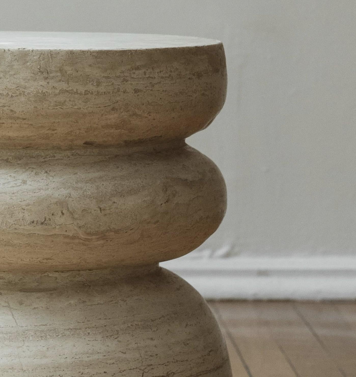 Minimalist NERU TOTEM STOOL 4,  by Rebeca Cors For Sale