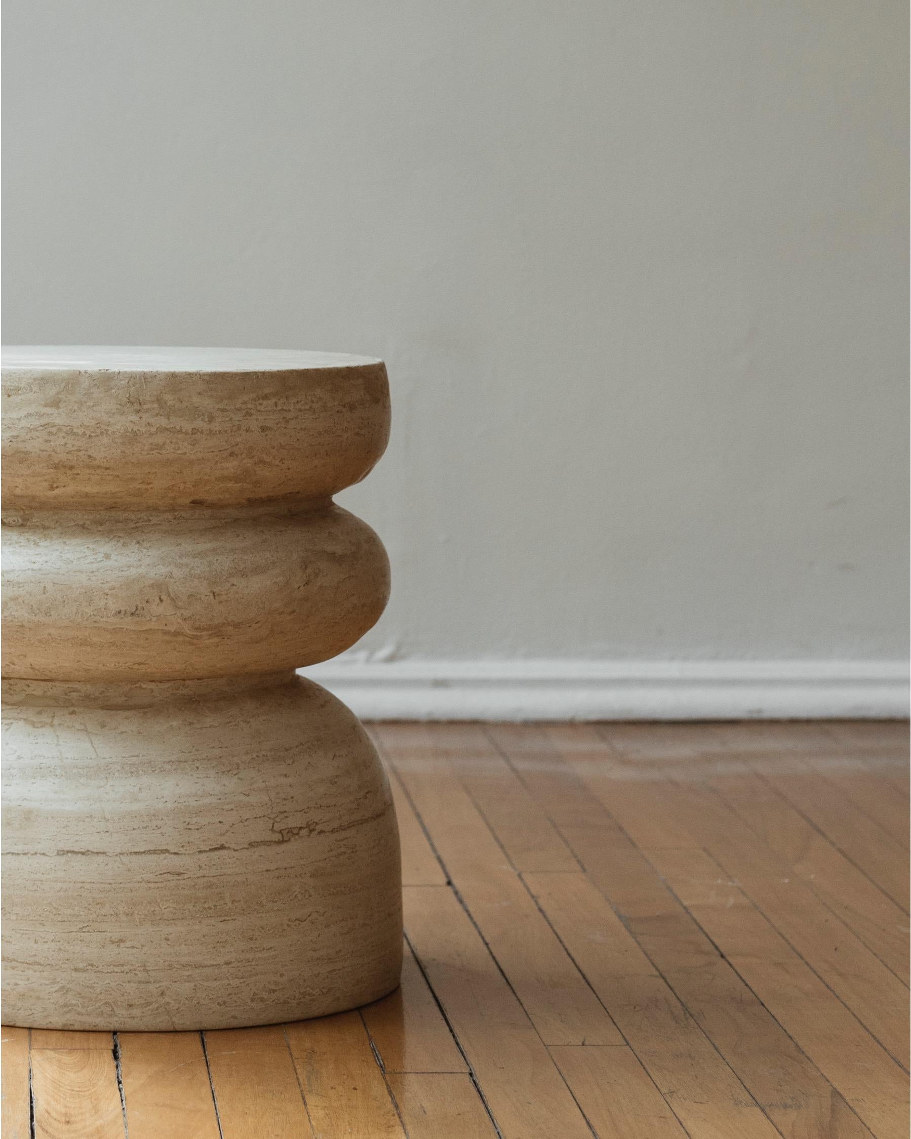 Hand-Crafted NERU TOTEM STOOL 4,  by Rebeca Cors For Sale