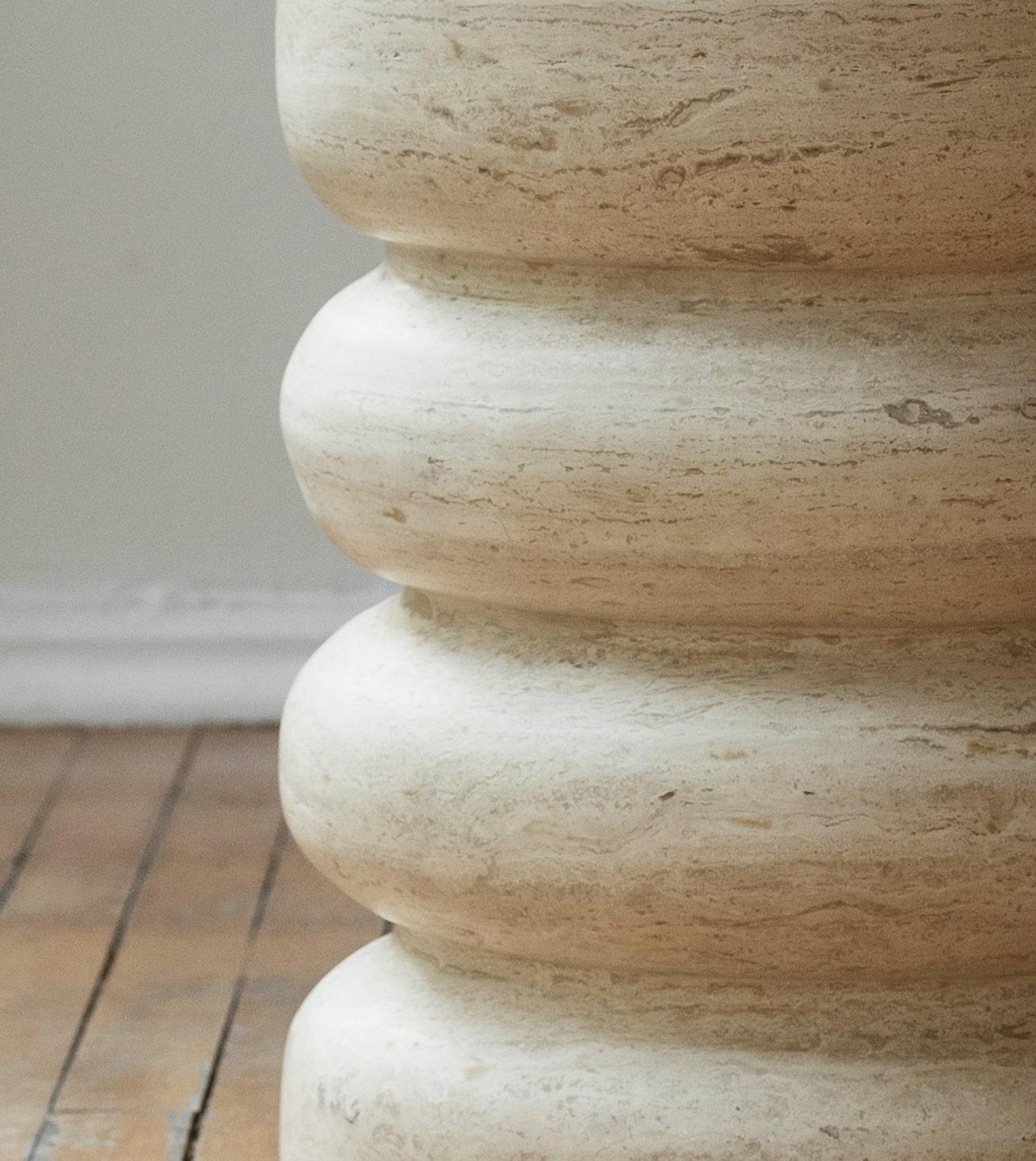 Minimalist NERU TOTEM STOOL 5,  by Rebeca Cors For Sale