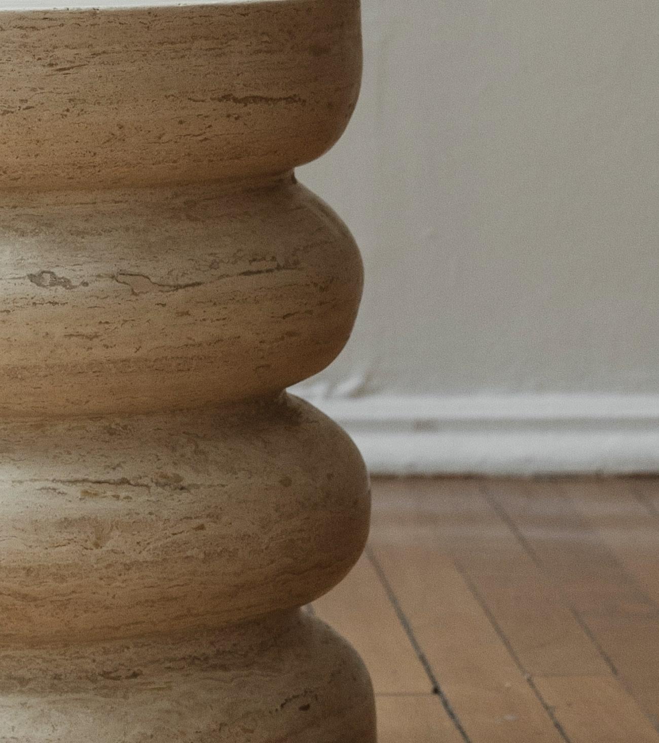 Hand-Crafted NERU TOTEM STOOL 5,  by Rebeca Cors For Sale
