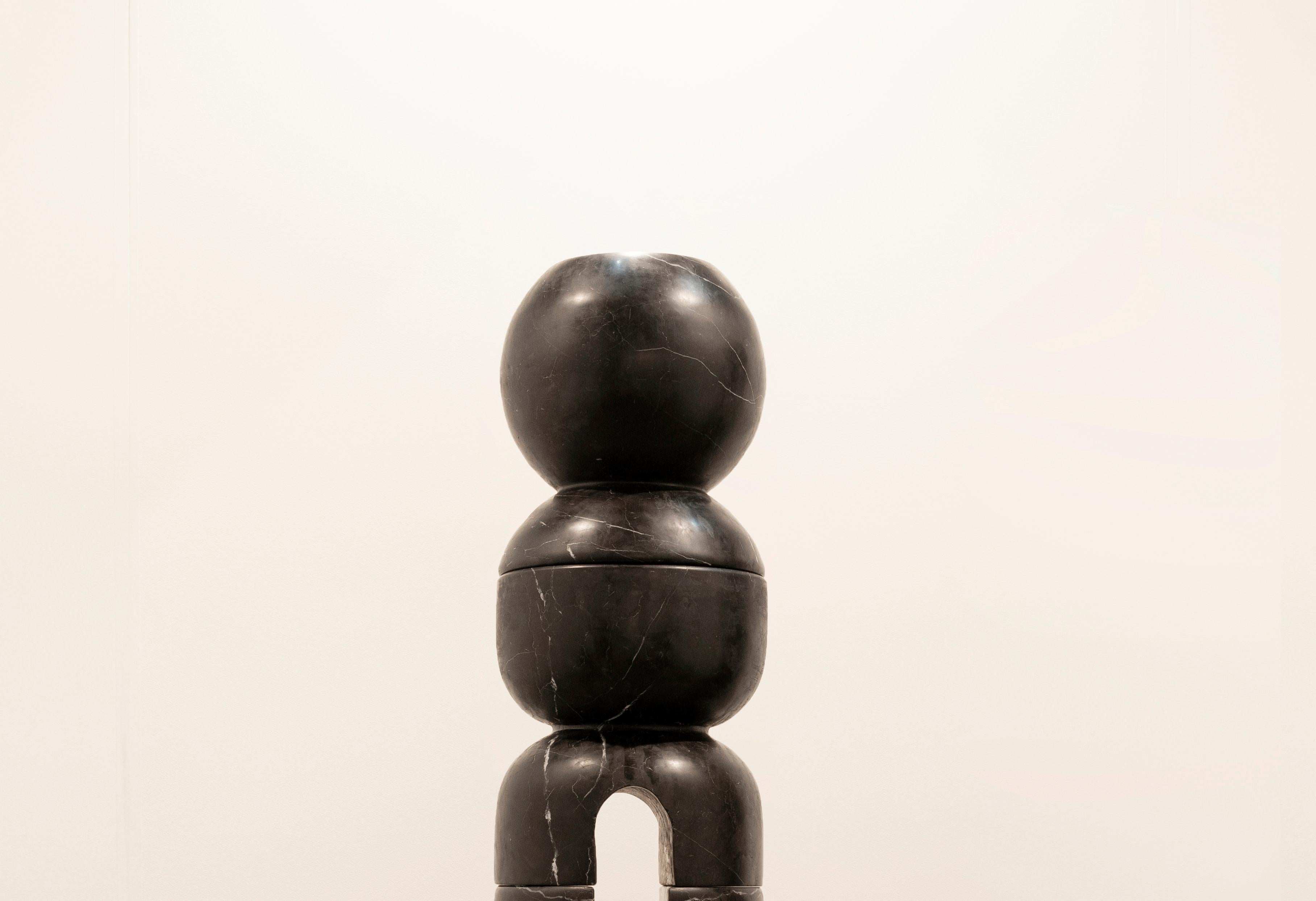 Marble NERU TOTEM DUO, by Rebeca Cors For Sale