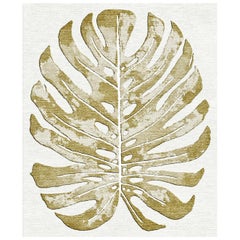 "Nervosa - Gold" /  8' x 10' / Hand-Knotted Wool Rug