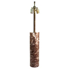 Nessen Mid-Century Modern Table Lamp with Marble Base