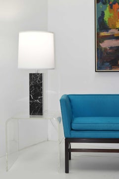 Nessen Studio Marble Table Lamps in Black Marble