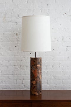 Lampada da tavolo in marmo di Nessen Studio Terrazzo