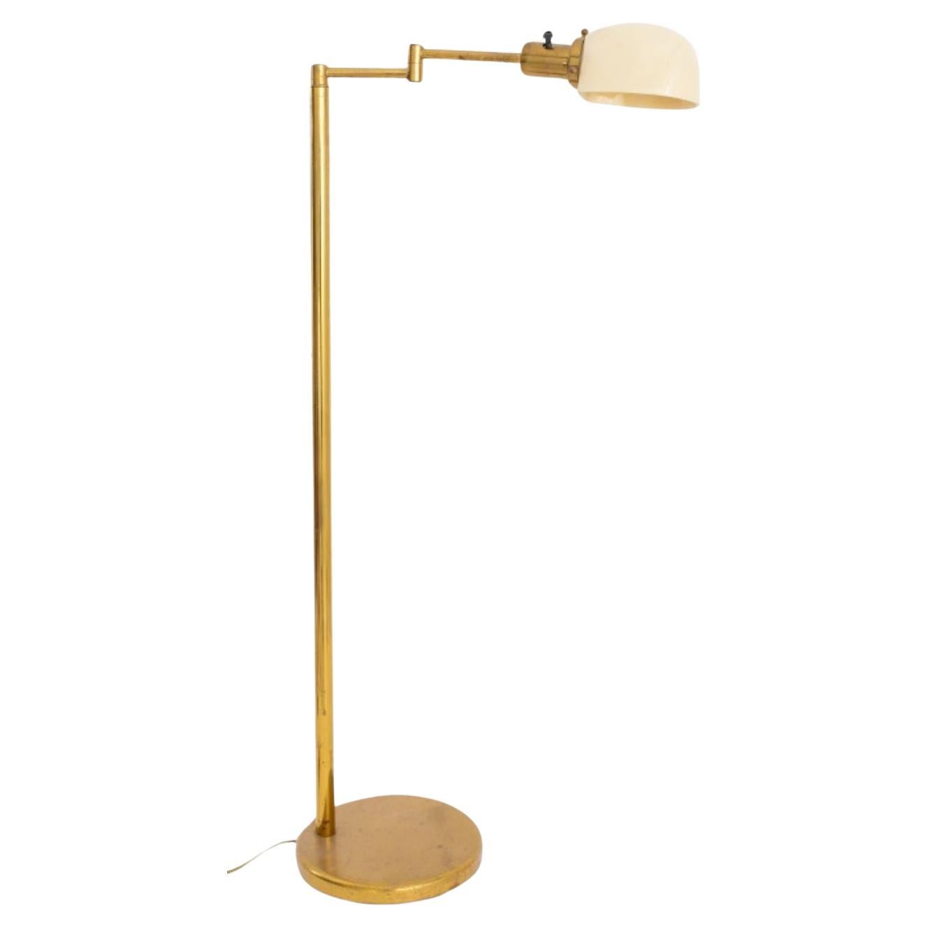 Nessen Studios Swing Arm Metal Floor Lamp For Sale