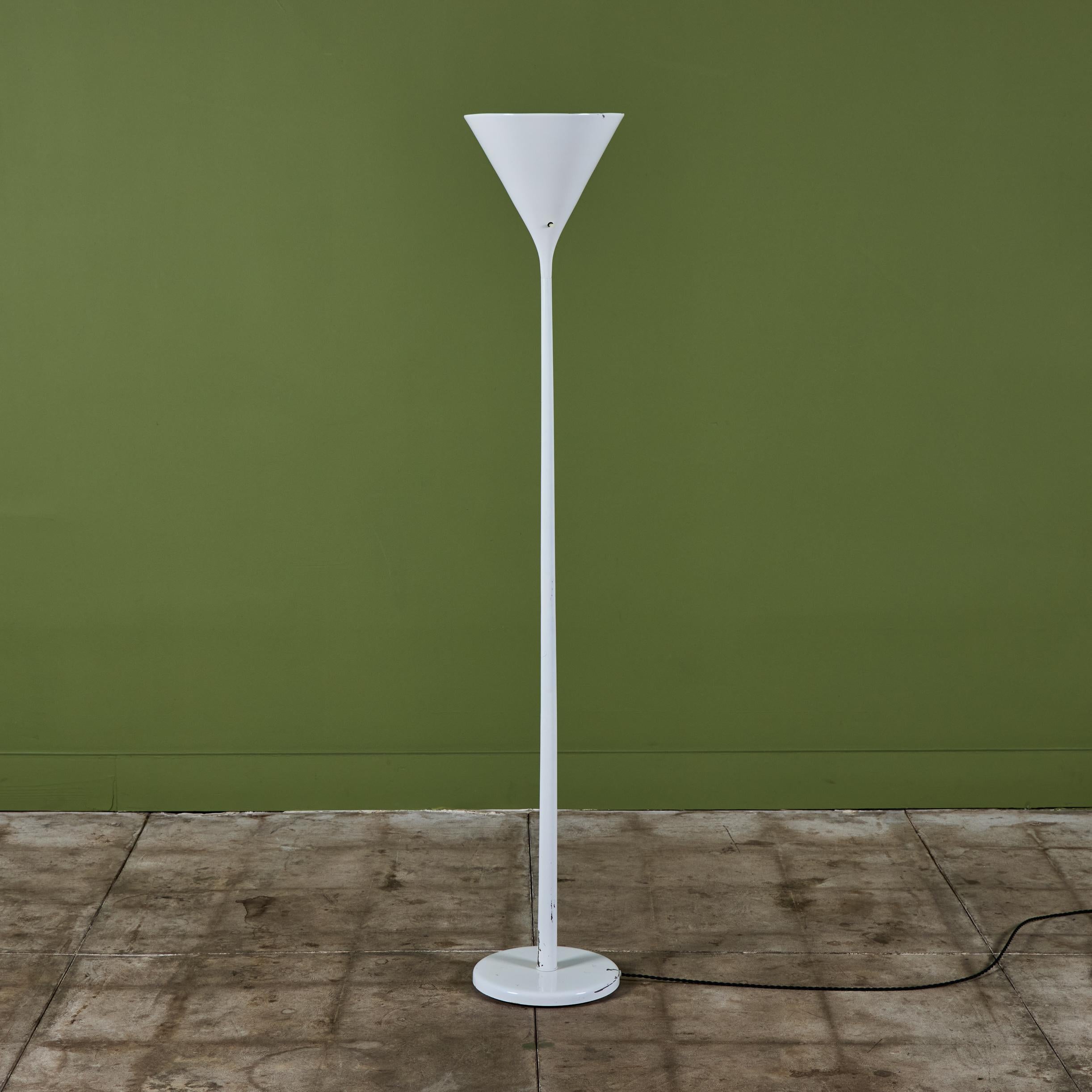 Metal Nessen Studios Torchiere Floor Lamp For Sale