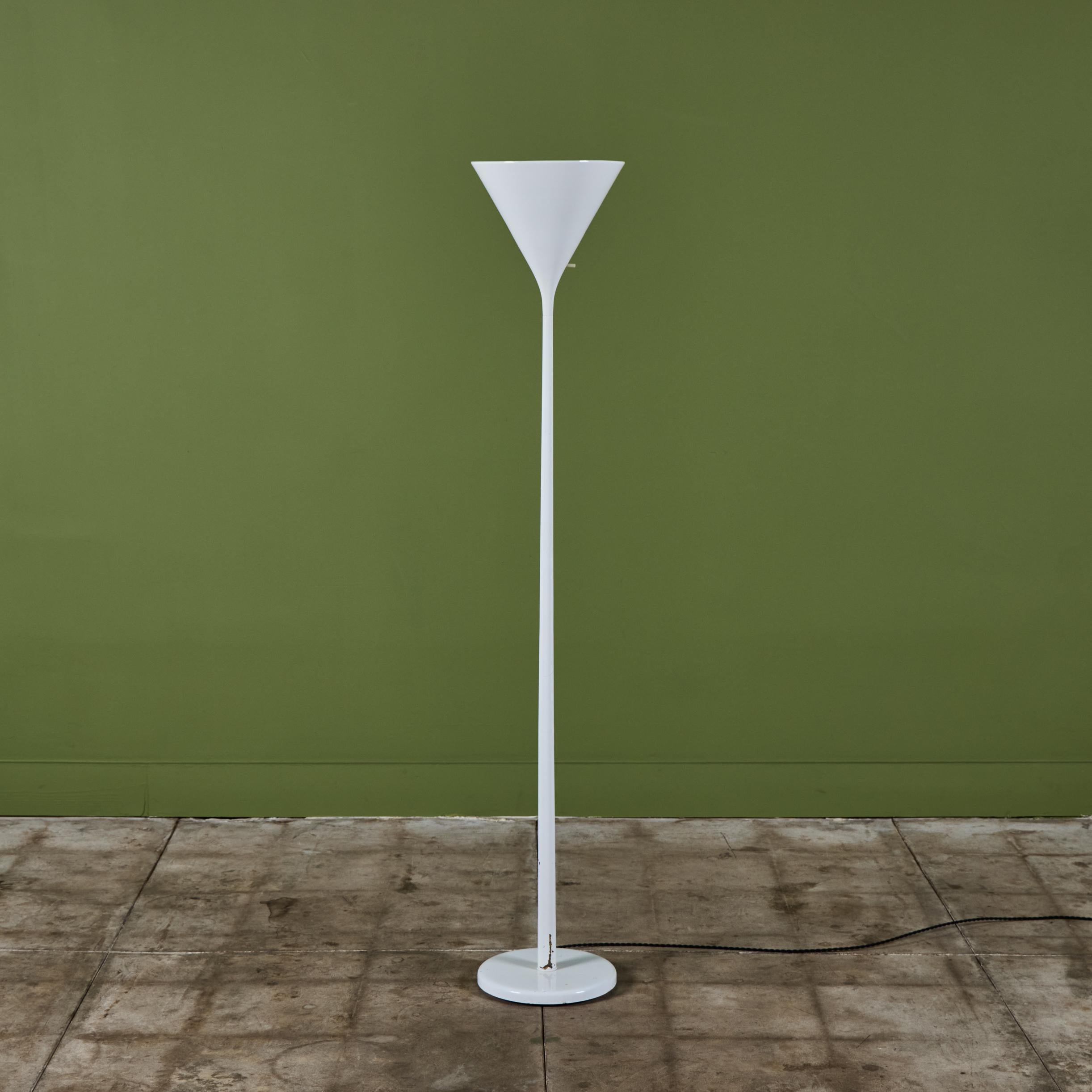 Mid-Century Modern Nessen Studios Torchiere Floor Lamp For Sale
