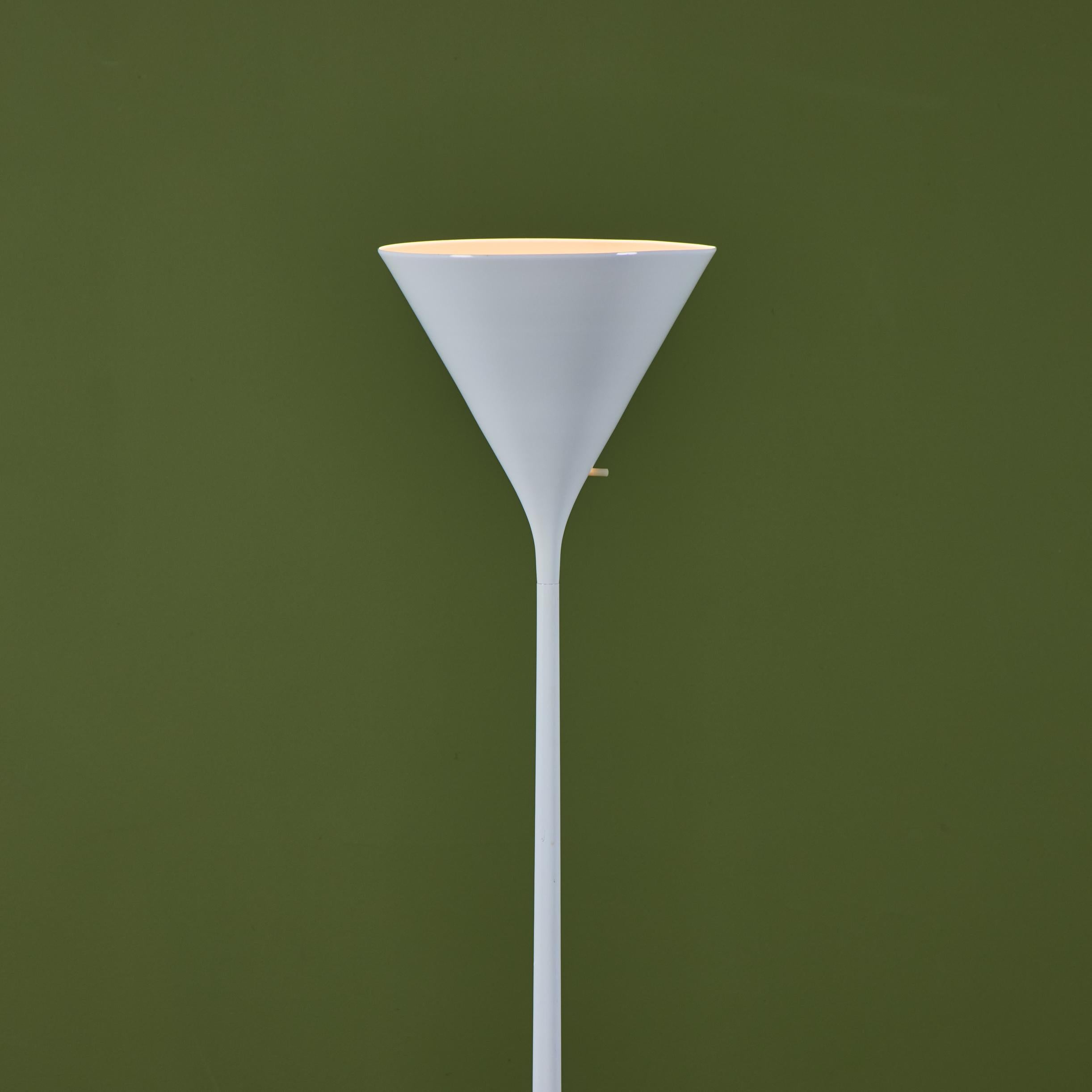 Nessen Studios Torchiere Floor Lamp In Good Condition For Sale In Los Angeles, CA