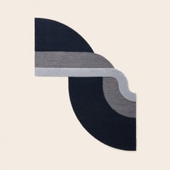 Nesso Due Rugs - Made in Europe - Gray-Blue - wool
