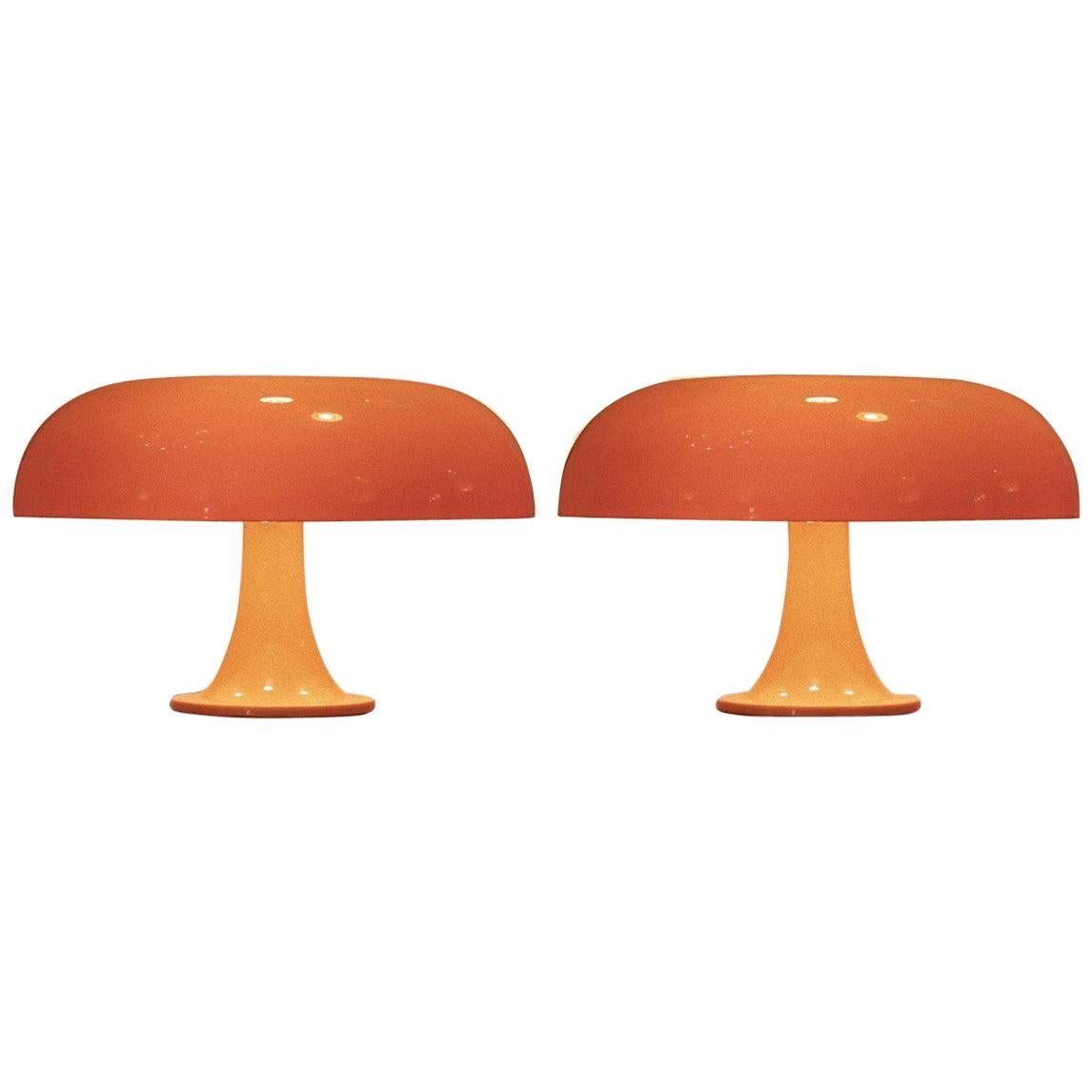 Nesso Lamps, Vintage Table Lamps by G. Mattioli for Artemide, 1960s