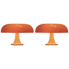 Lampes Nesso, lampes de bureau vintage de G. Mattioli pour Artemide, années 1960