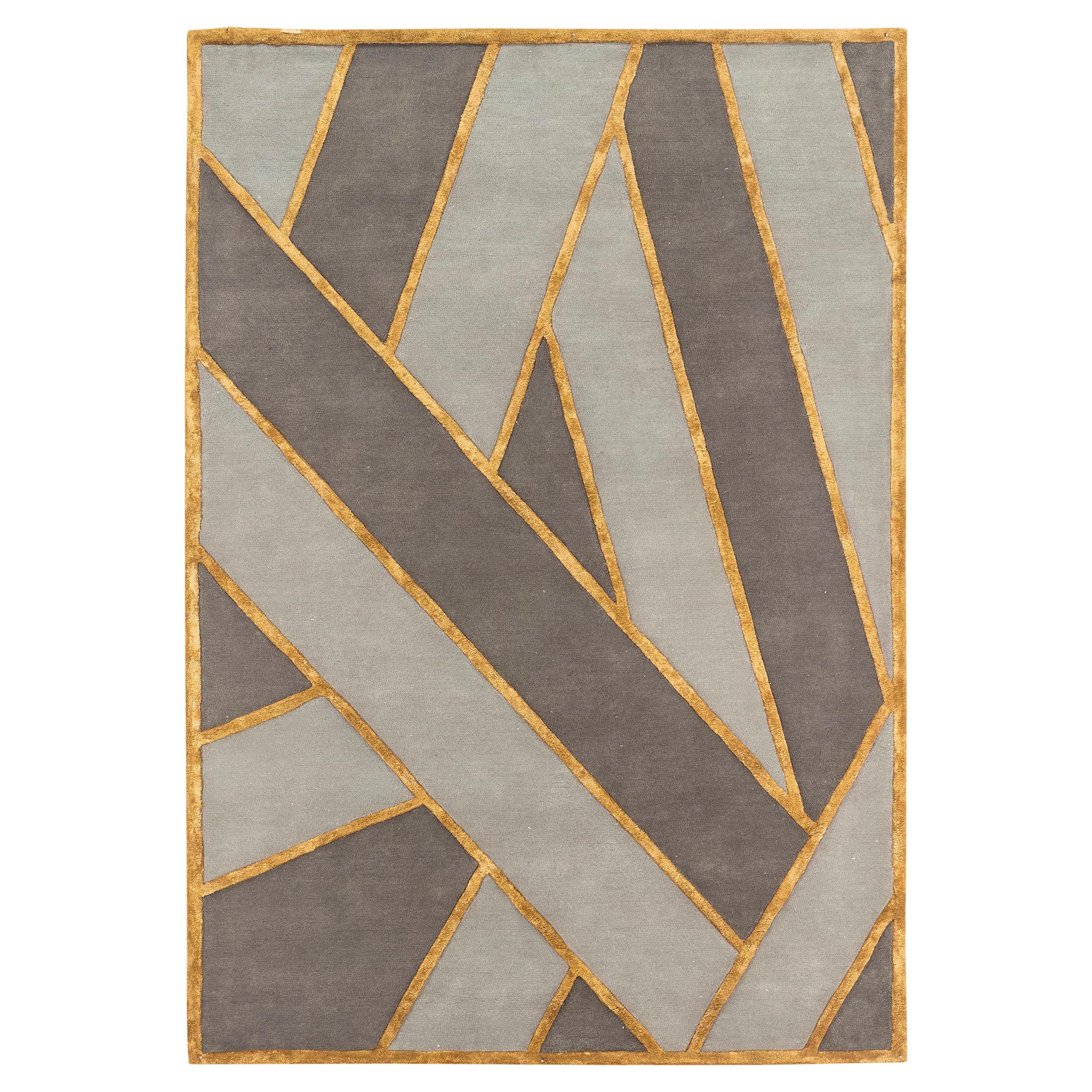 Nesso Large Rug Mint Green by Matteo Cibic For Sale at 1stDibs