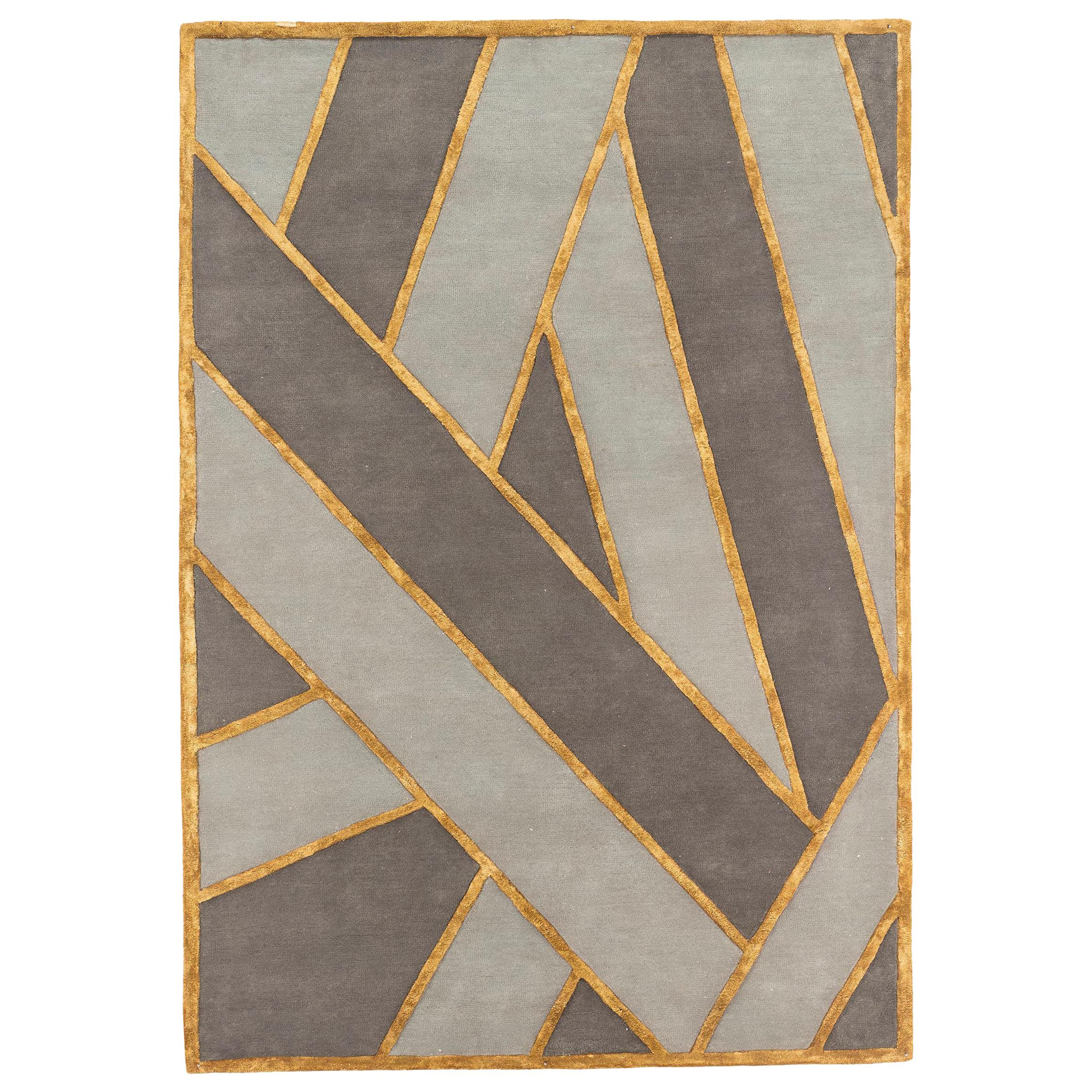 Raindrops Small Mint Green Rug by Matteo Cibic For Sale at 1stDibs